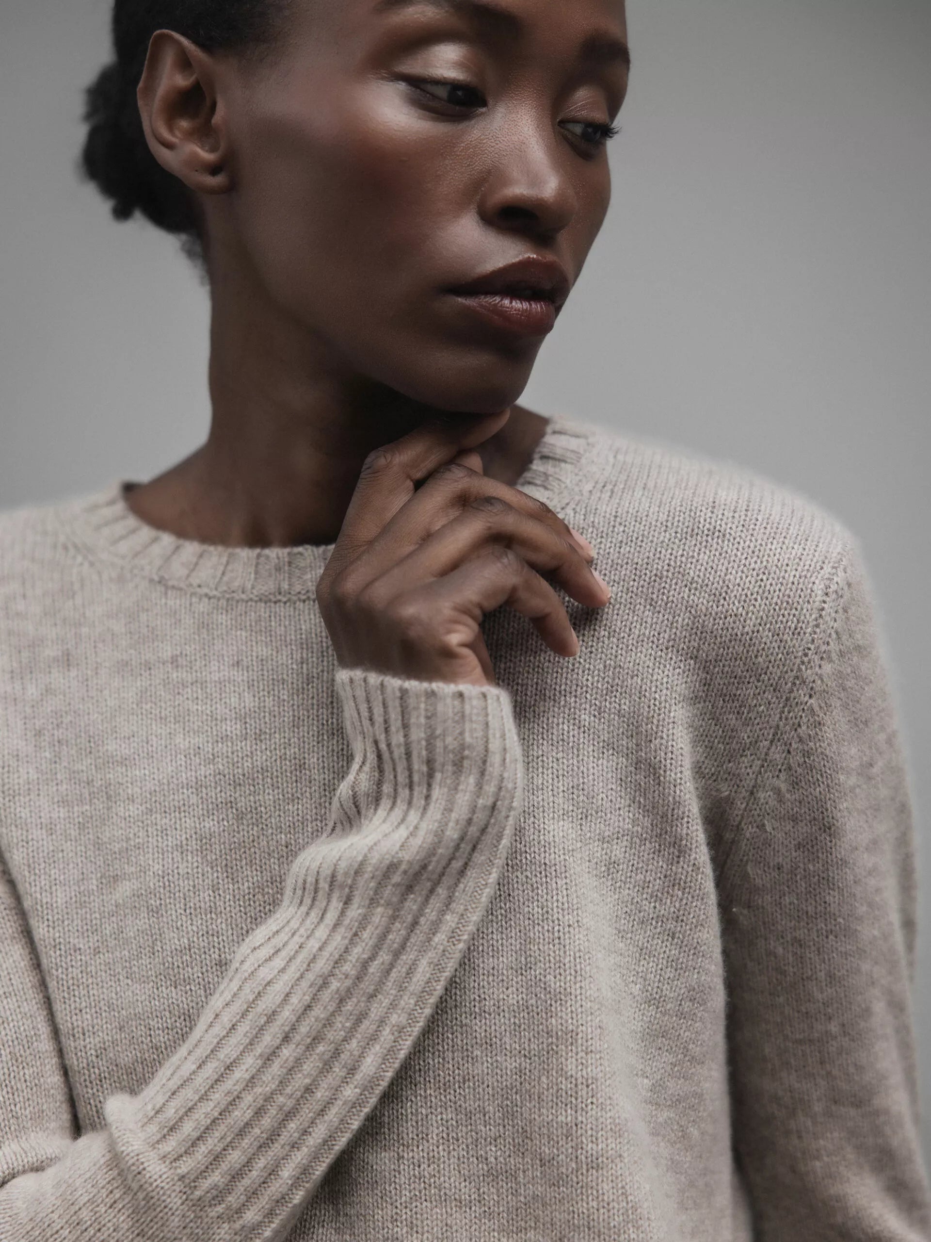 ALLUDE Pullover aus Cashmere Damen (46 TAUPE MEL.)