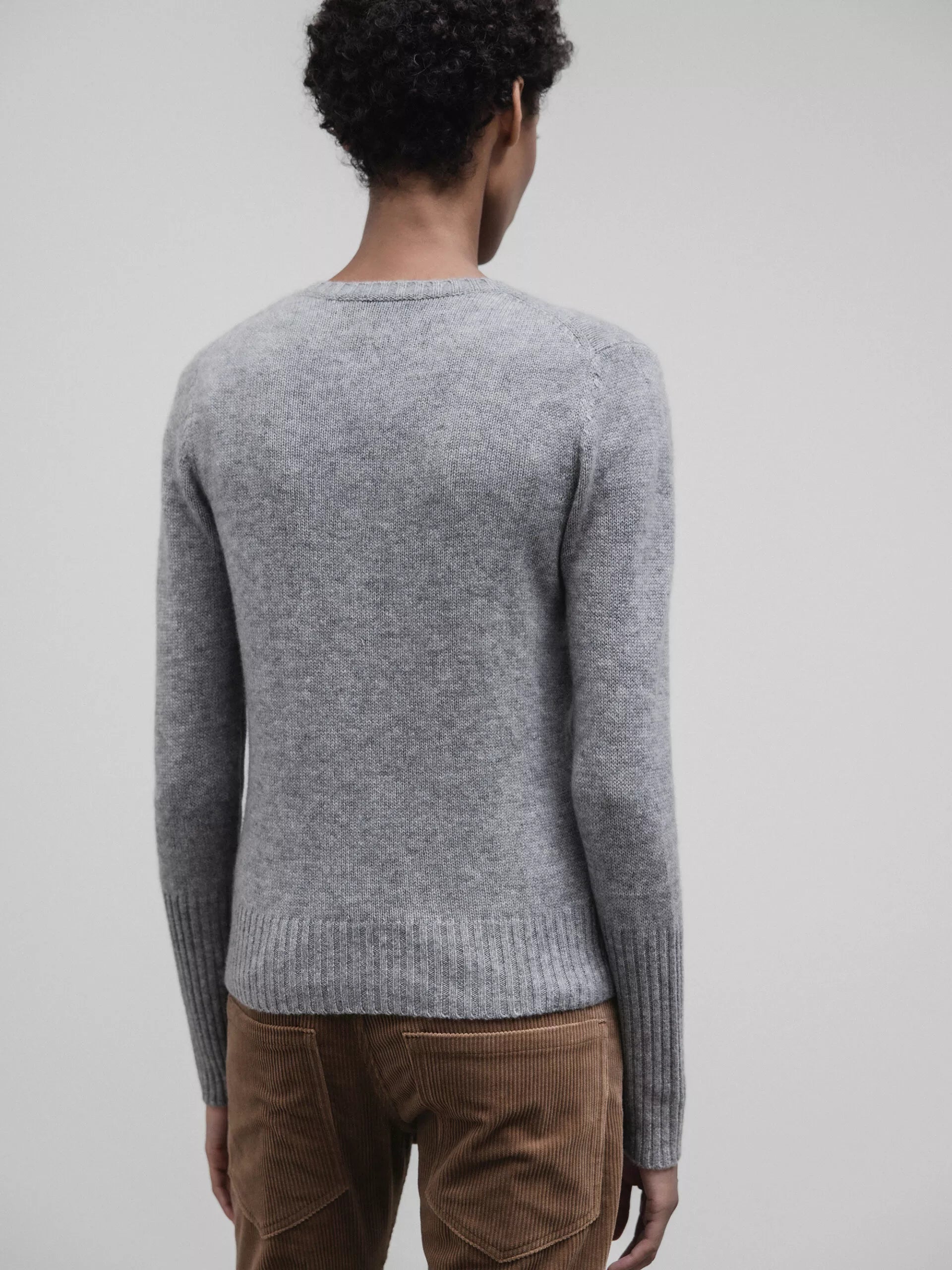 ALLUDE Pullover aus Cashmere Damen (83 GRAU MEL)