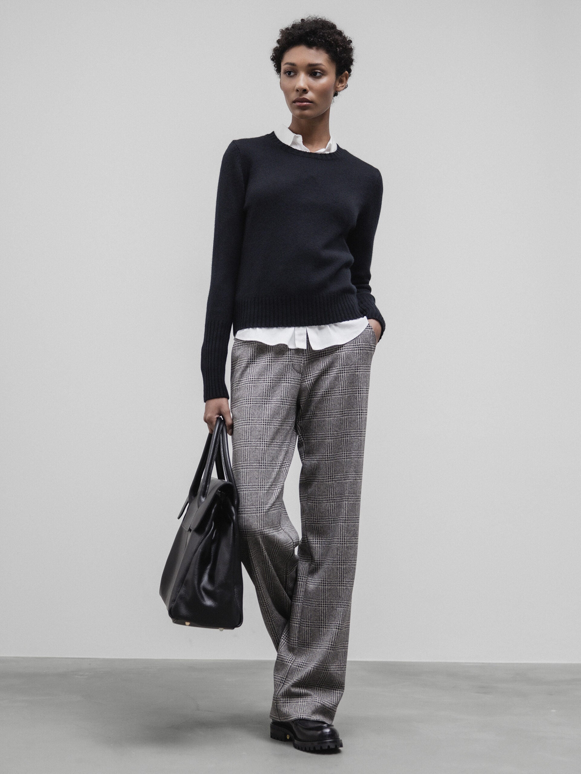 ALLUDE Pullover aus Cashmere Damen (90 SCHWARZ)