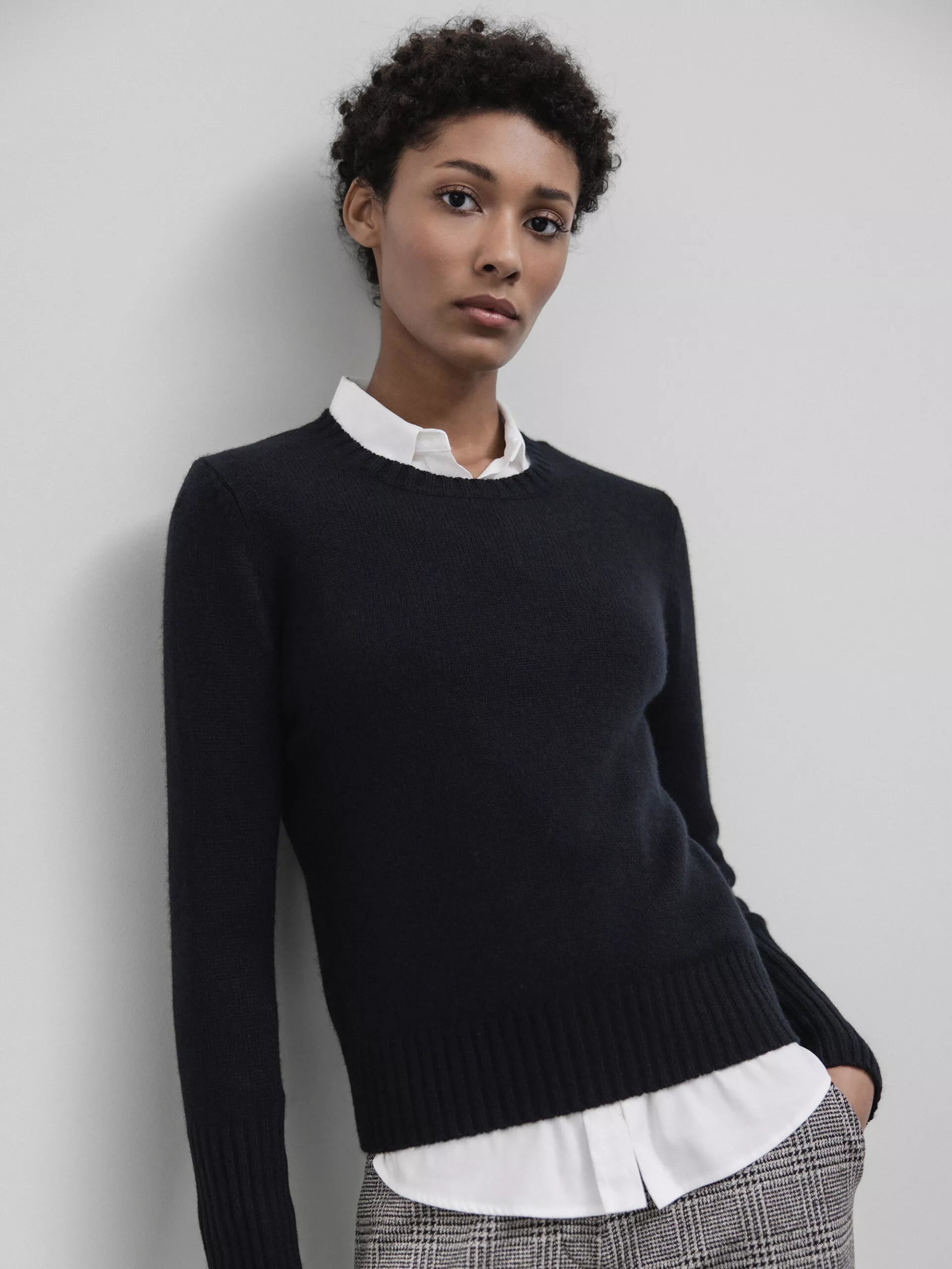 ALLUDE Pullover aus Cashmere Damen (90 SCHWARZ)