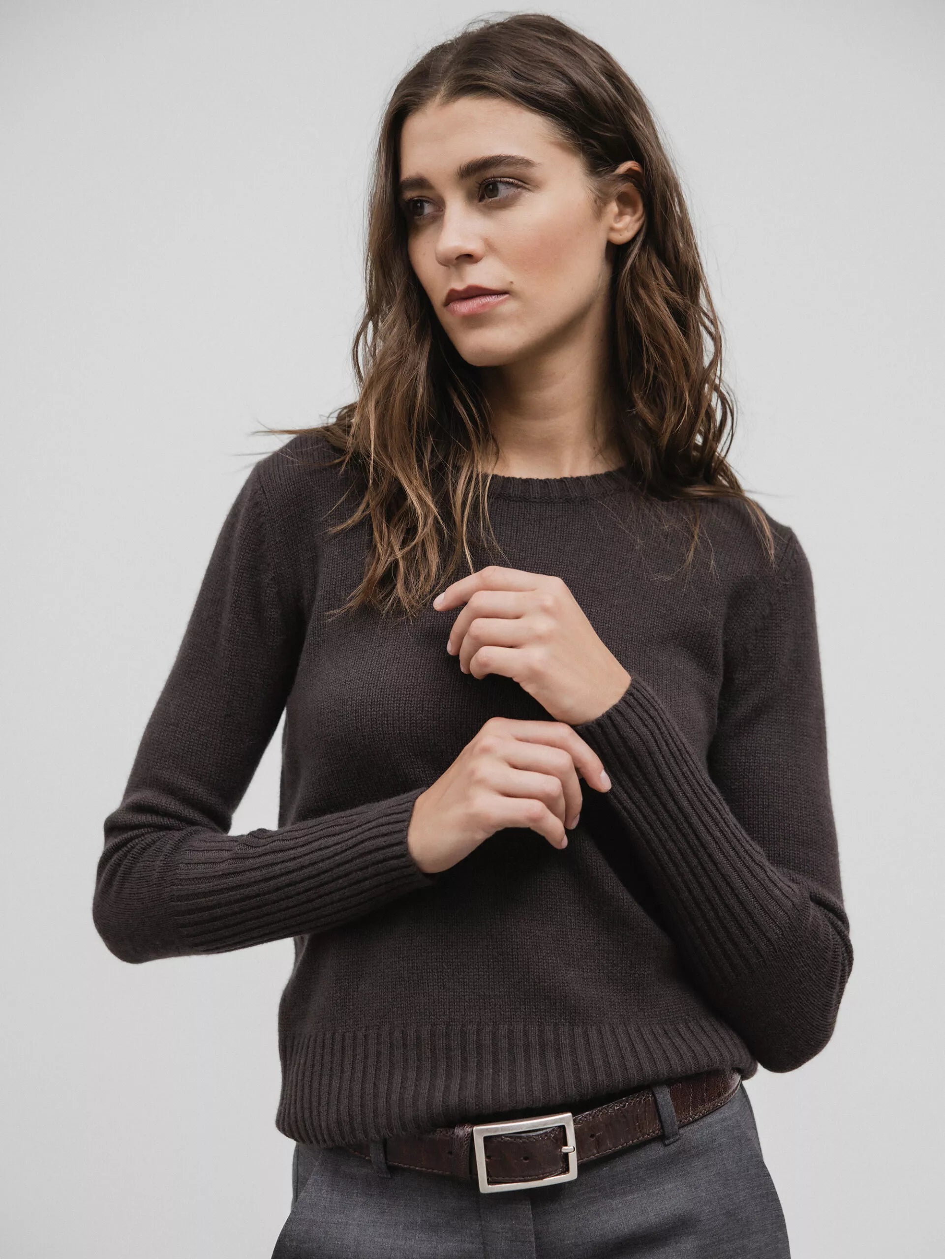 ALLUDE Pullover aus Cashmere Damen (49 D.BRAUN)