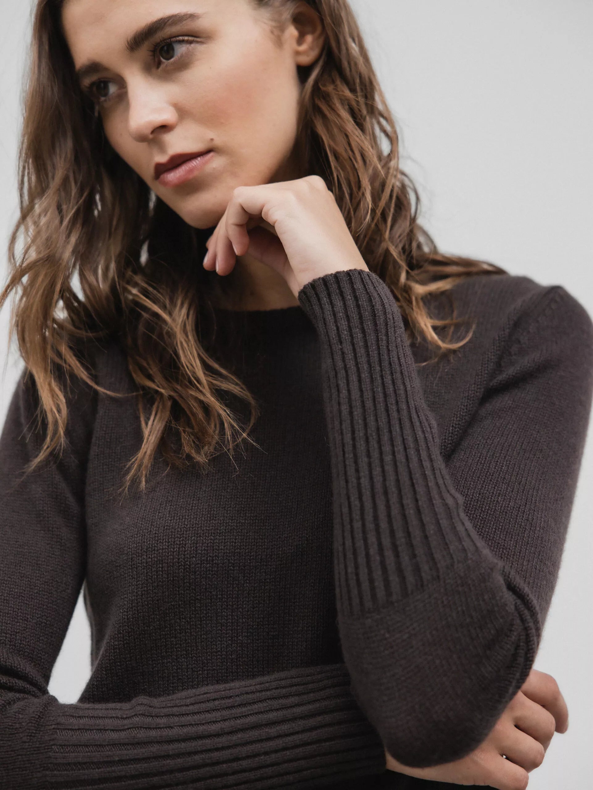 ALLUDE Pullover aus Cashmere Damen (49 D.BRAUN)