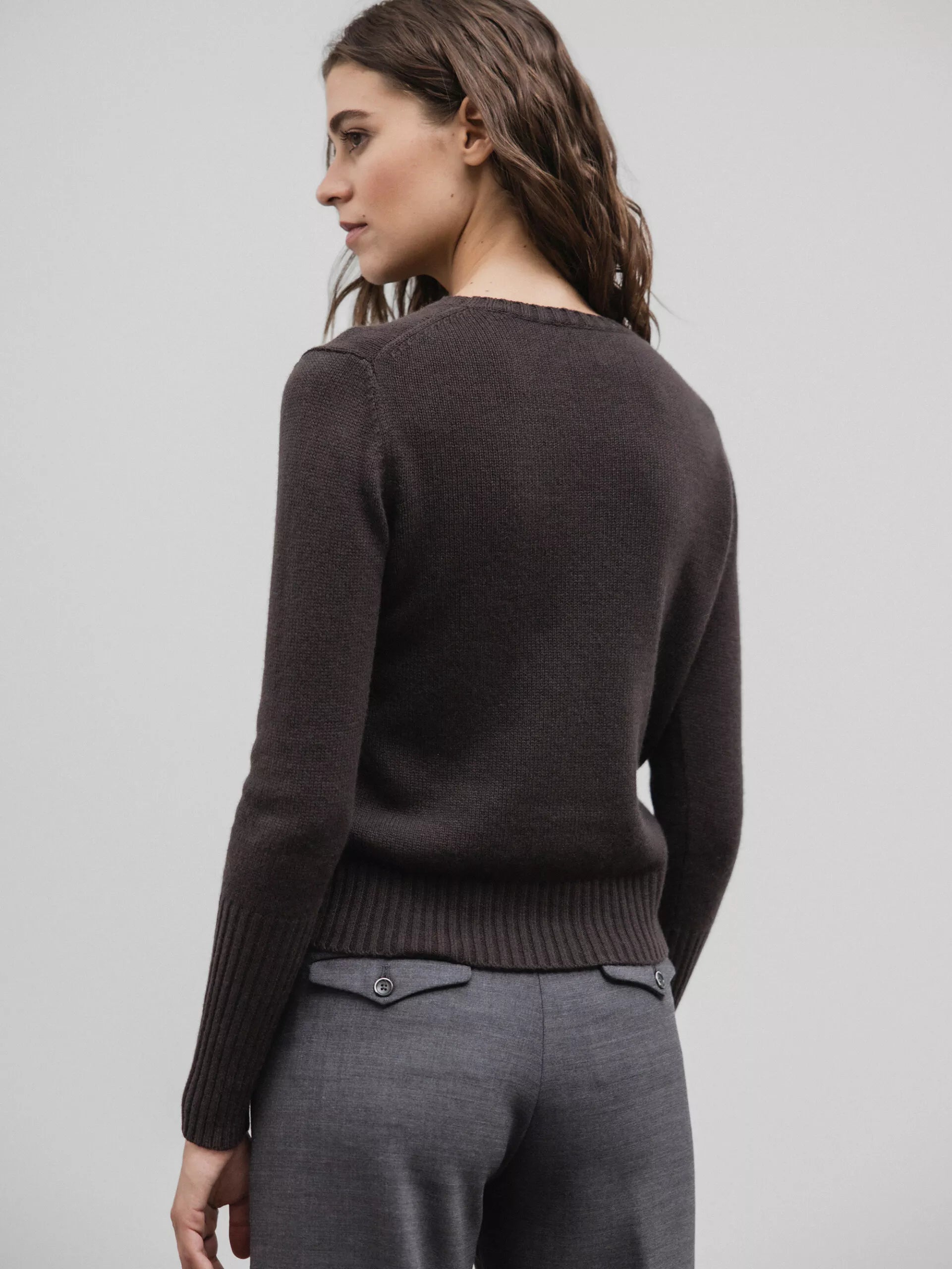 ALLUDE Pullover aus Cashmere Damen (49 D.BRAUN)