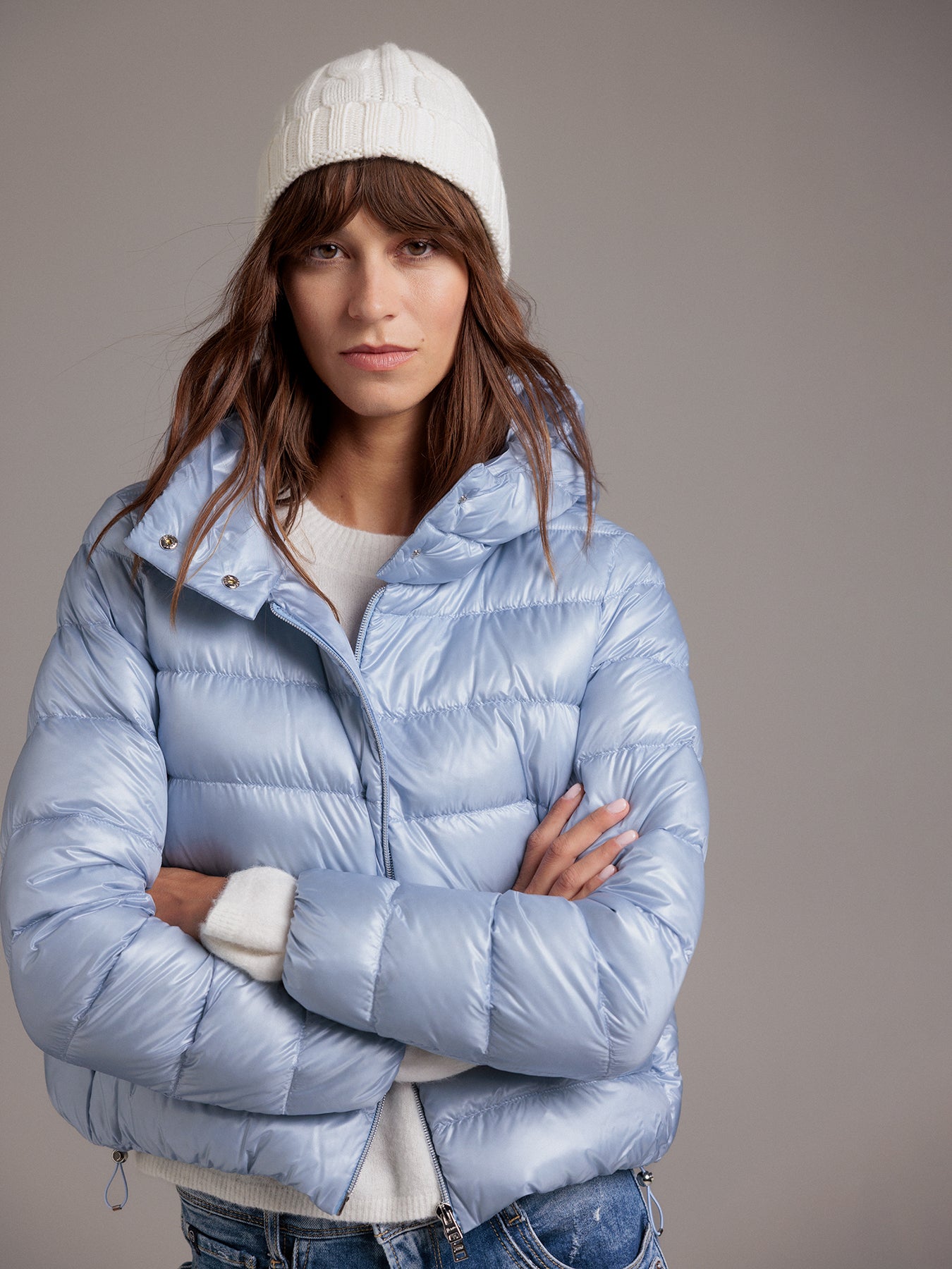 ALLUDE Mütze aus Cashmere Damen (40 OFF WHITE)
