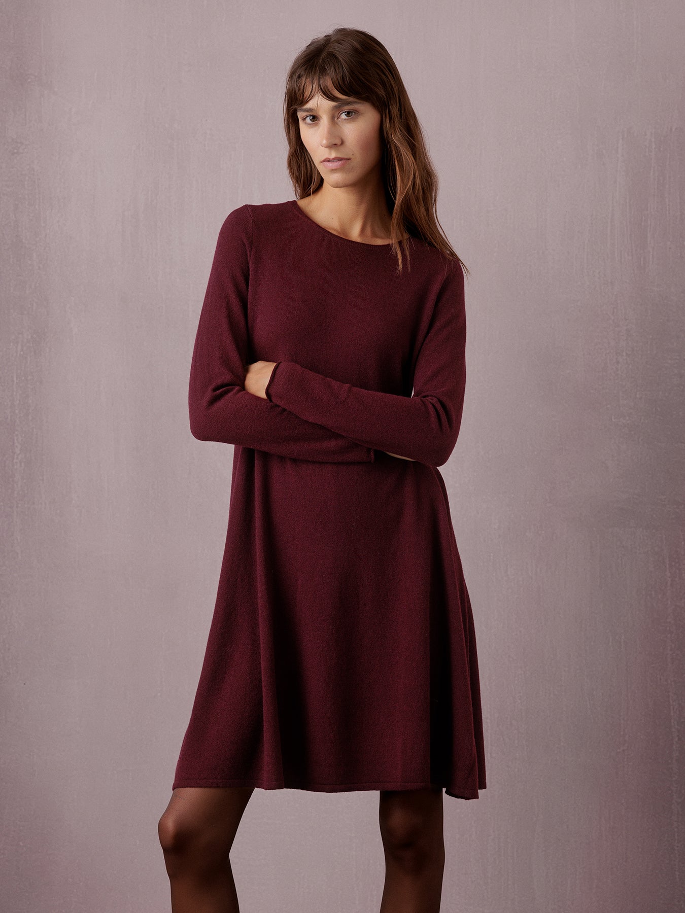 ALLUDE Strickkleid Damen (68 WINE)