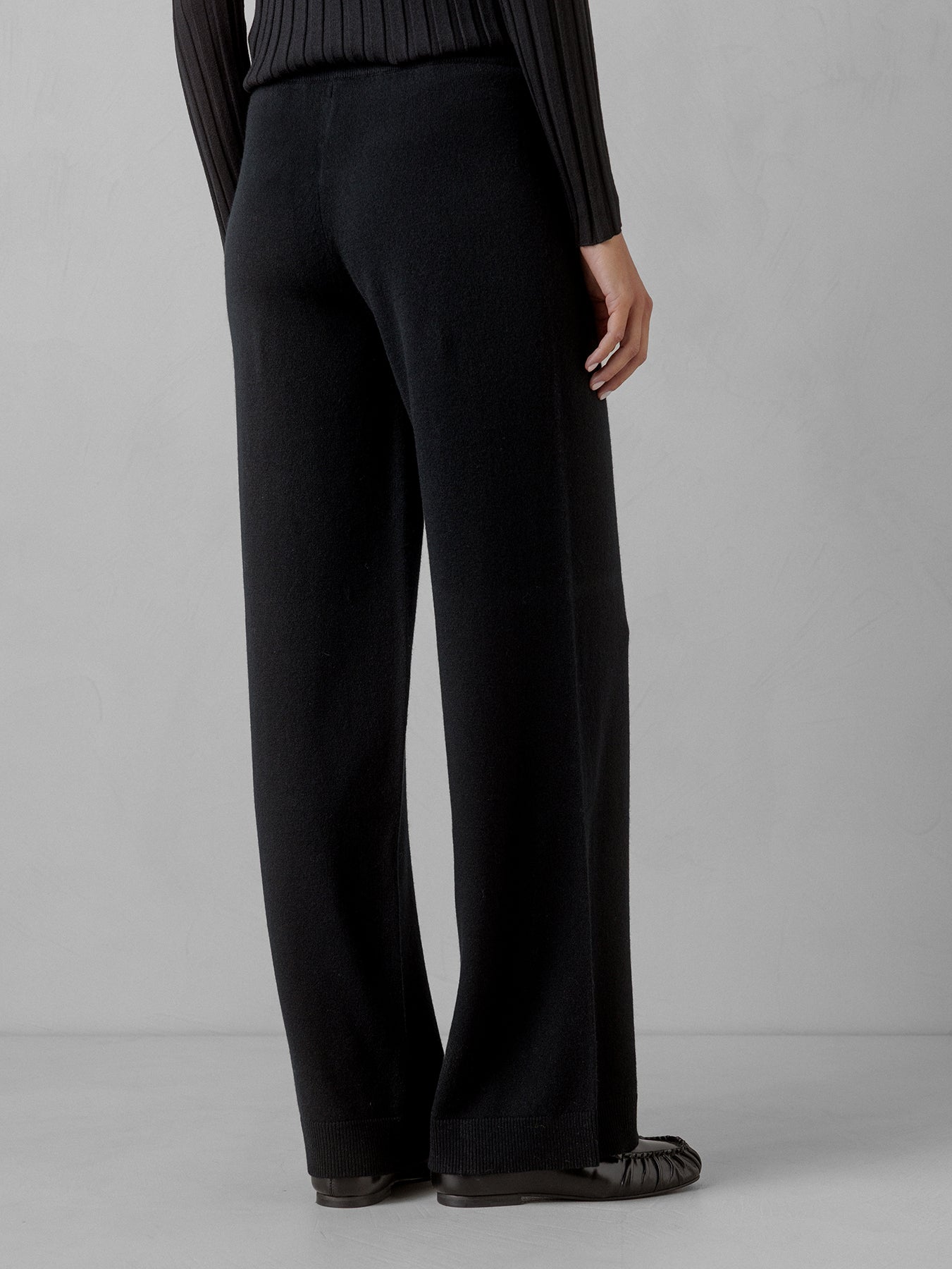 ALLUDE Strickhose aus Schurwolle Damen (90 SCHWARZ)