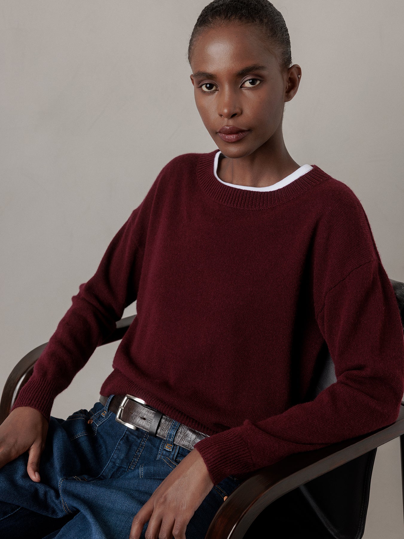 ALLUDE Pullover aus Cashmere Damen (68 WINE)