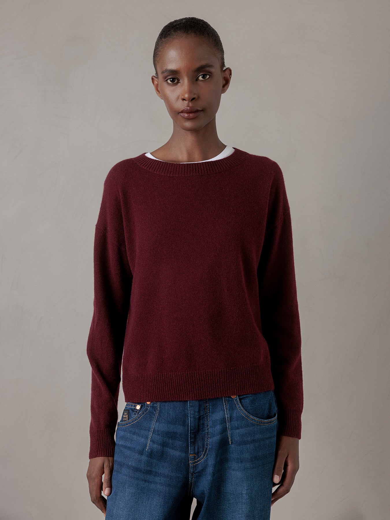 ALLUDE Pullover aus Cashmere Damen (68 WINE)