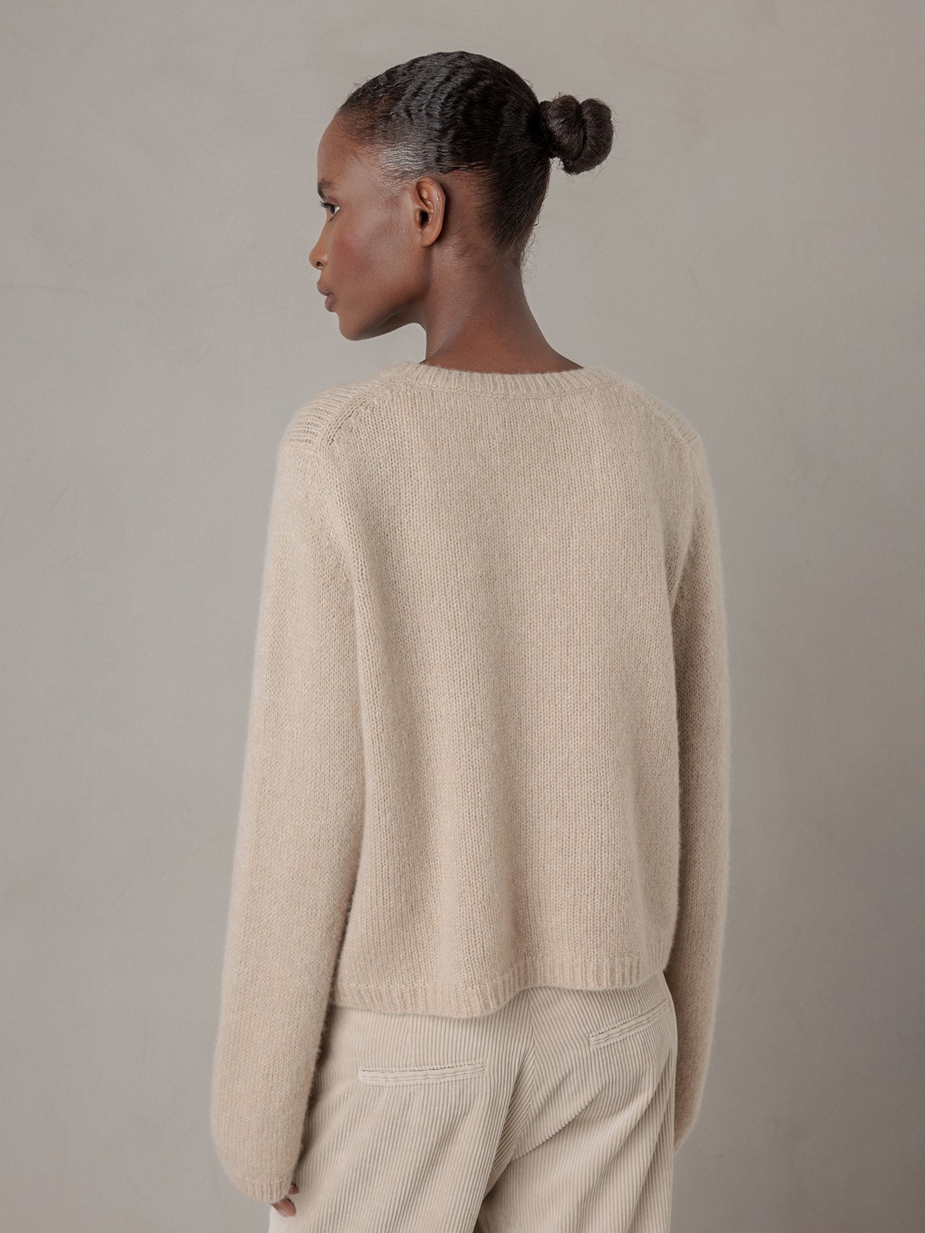 ALLUDE Strickjacke aus Cashmere Damen (48 CAMEL)