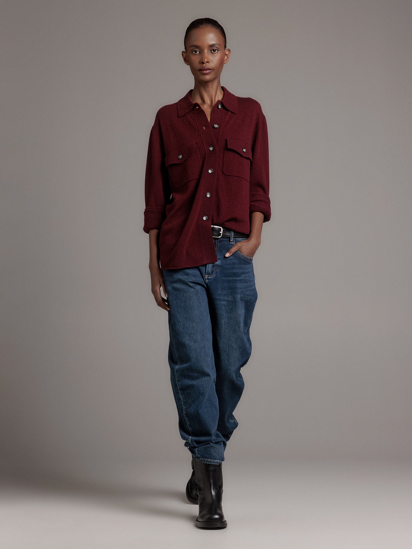 ALLUDE Hemd aus Schurwolle Damen (68 WINE)