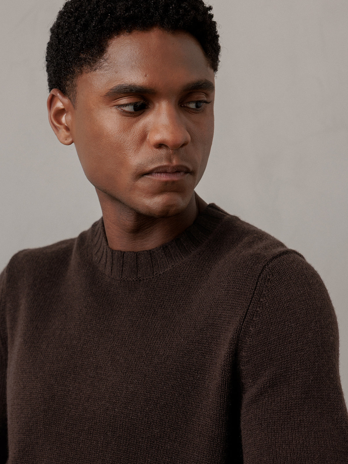 ALLUDE Pullover aus Schurwolle Herren (49 DK BRAUN)