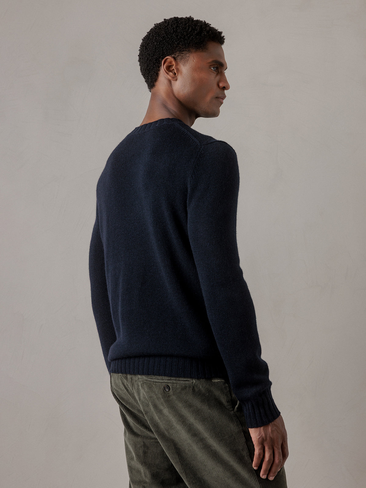 ALLUDE Pullover aus Schurwolle Herren (14 NAVY)