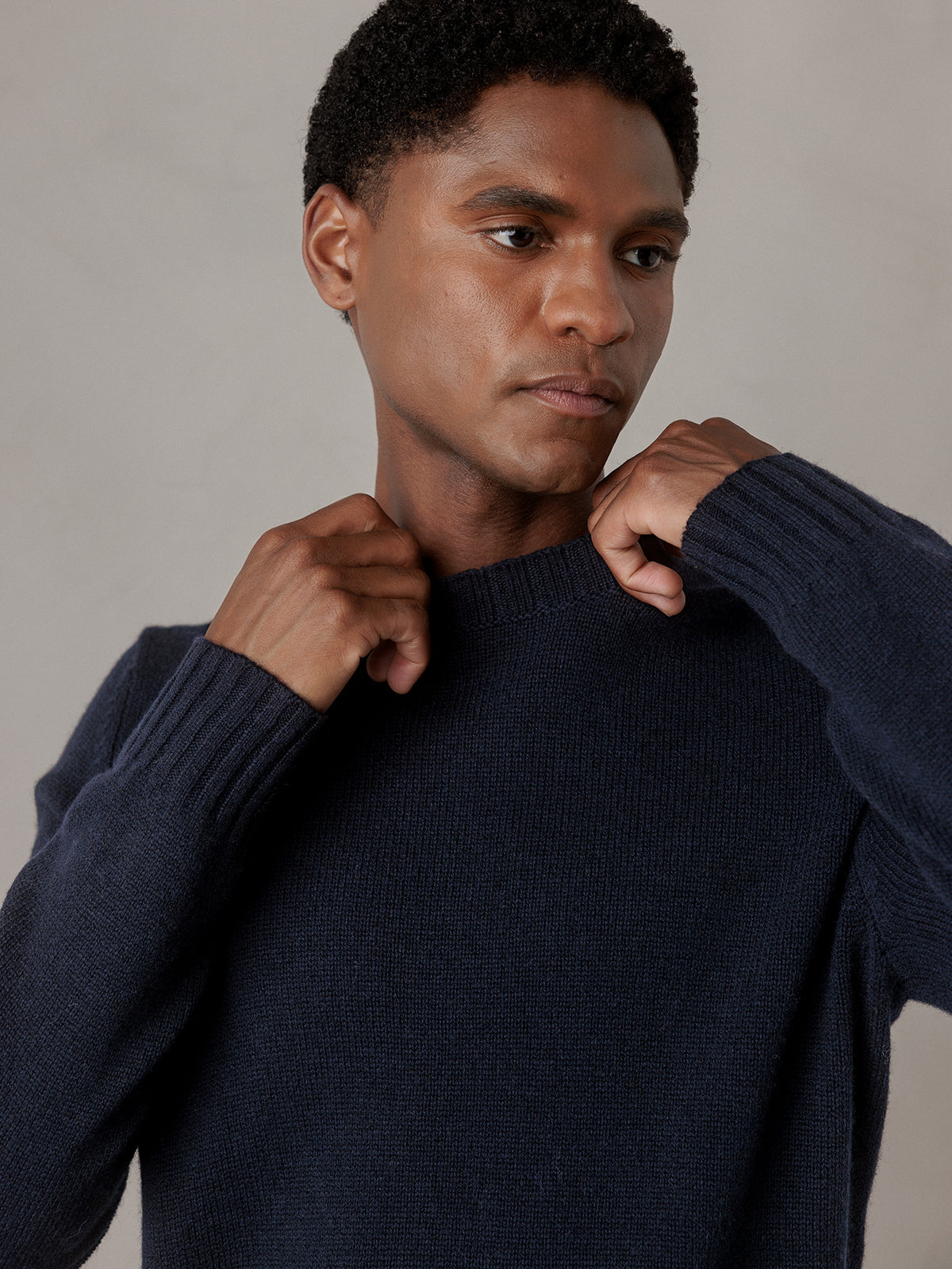 ALLUDE Pullover aus Schurwolle Herren (14 NAVY)