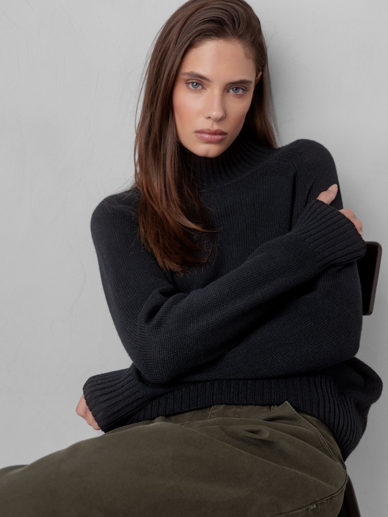 ALLUDE Pullover aus Schurwolle Damen (90 SCHWARZ)