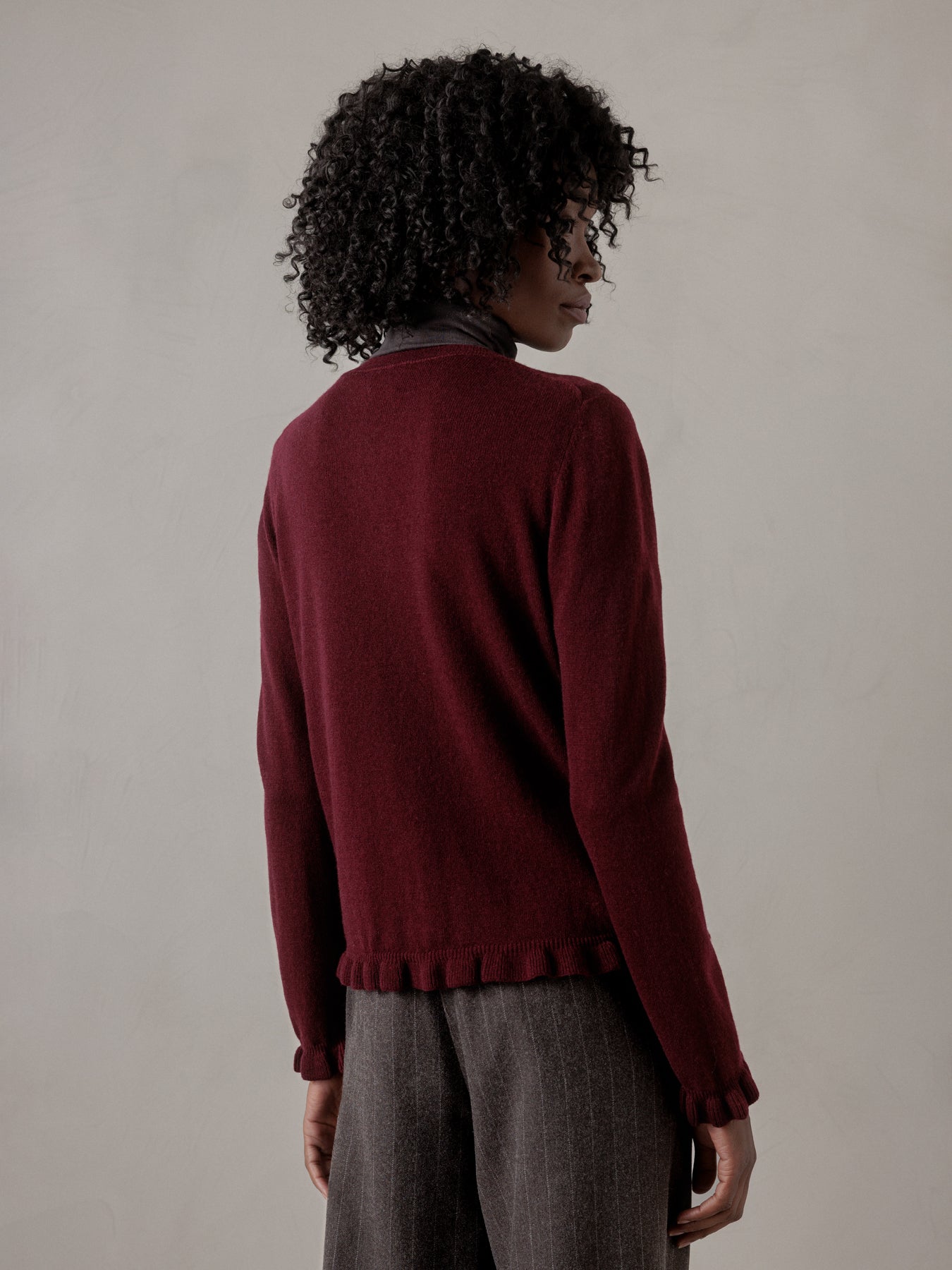 ALLUDE Strickjacke aus Schurwolle Damen (68 WINE)