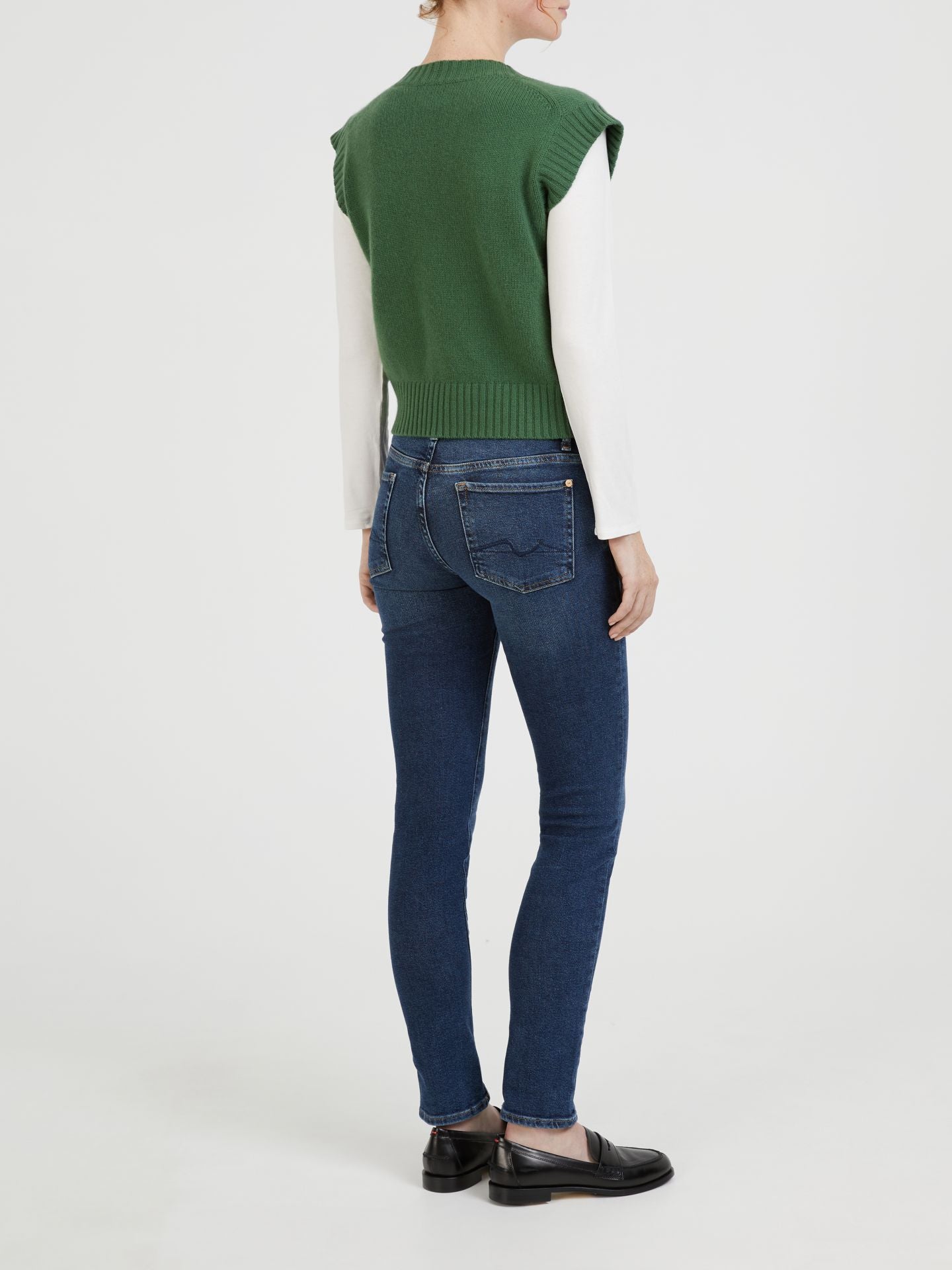 Cashmere-Pullunder Braun