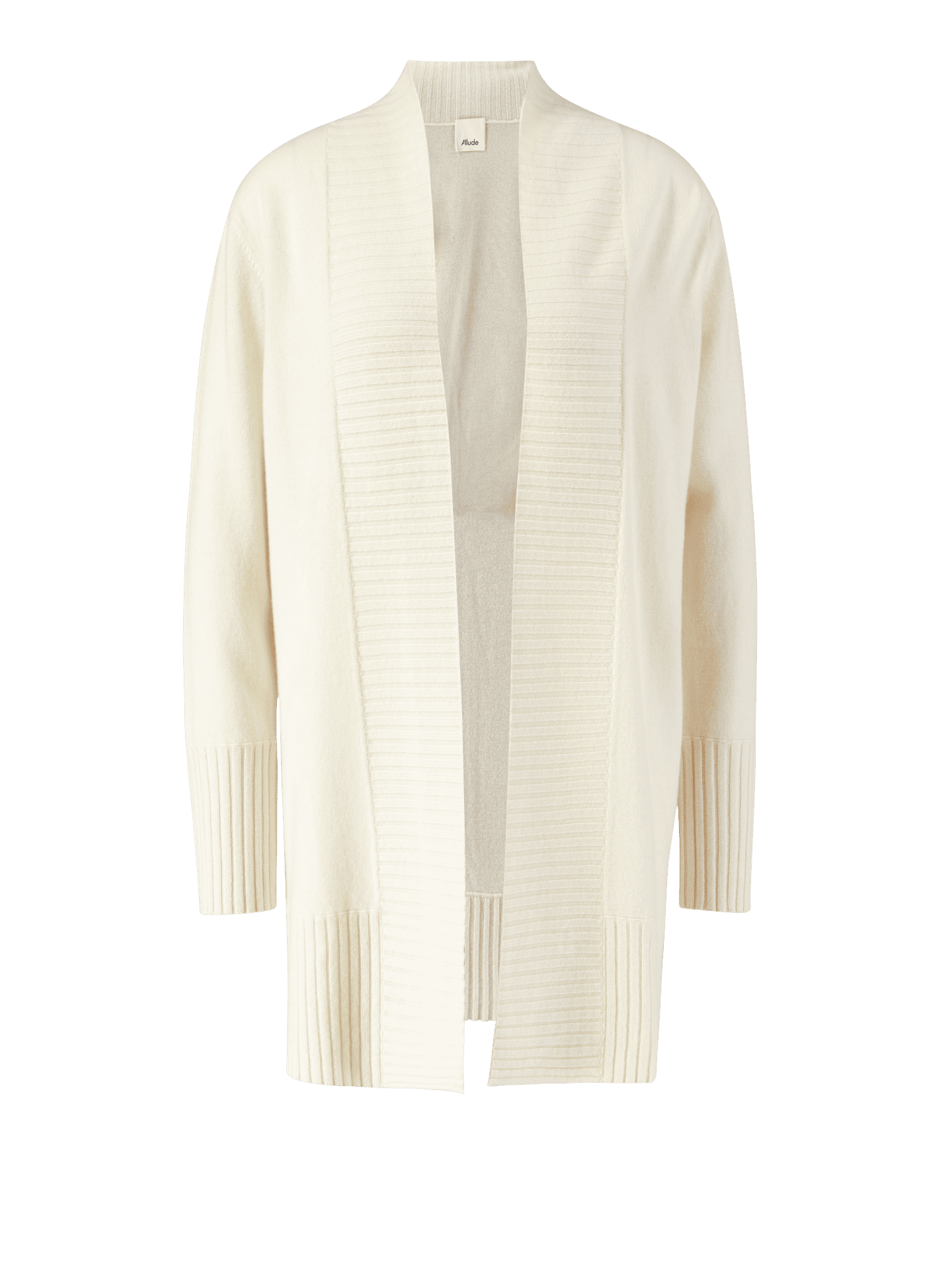 Wollstrickjacke Blau