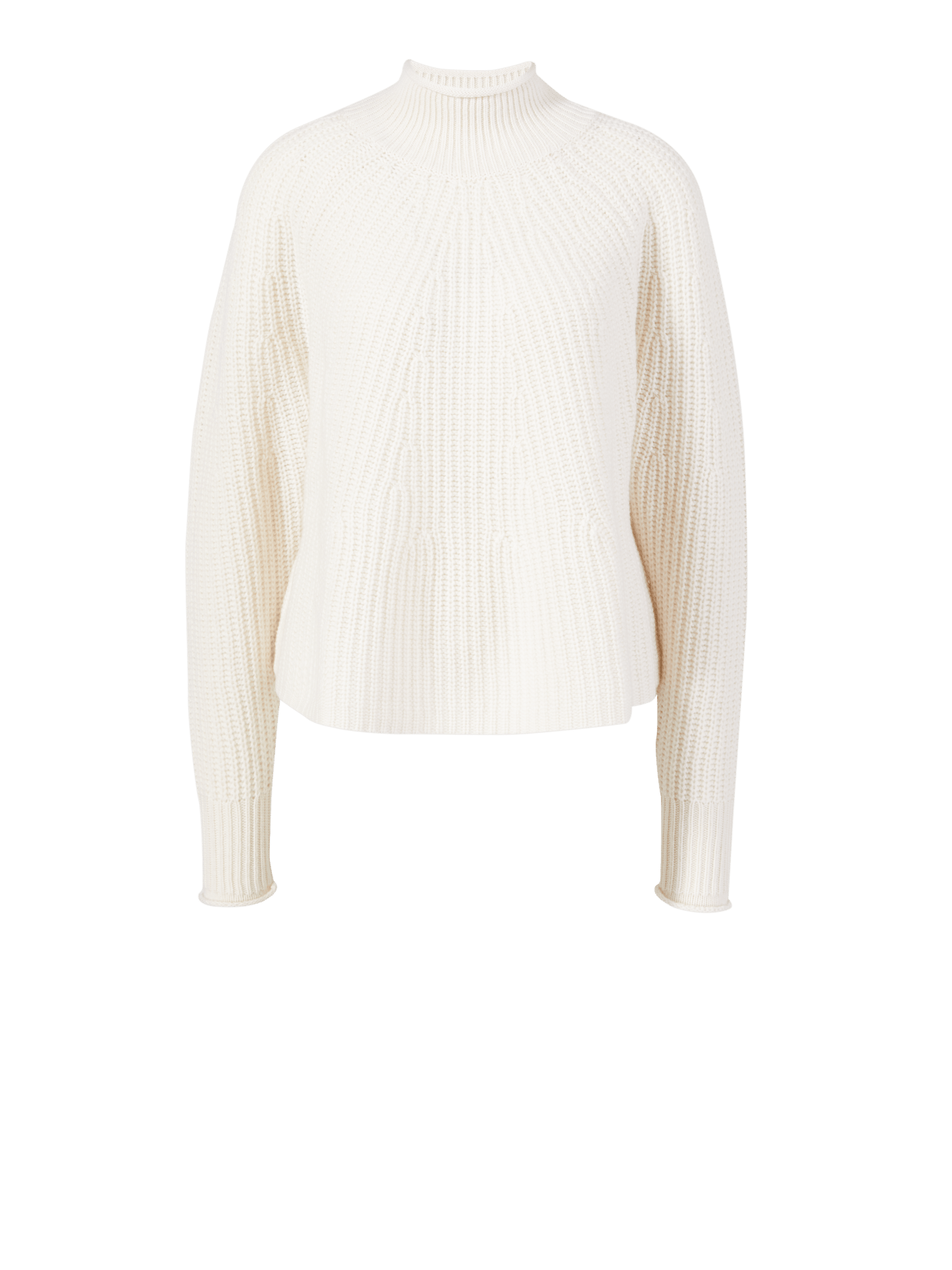 Woll-Cashmere-Strickpullover Crème