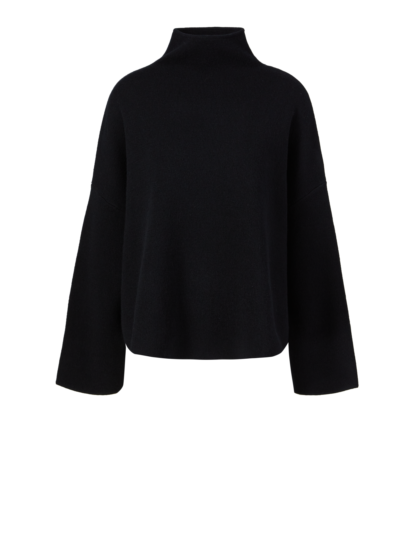 Woll-Cashmere-Pullover Schwarz