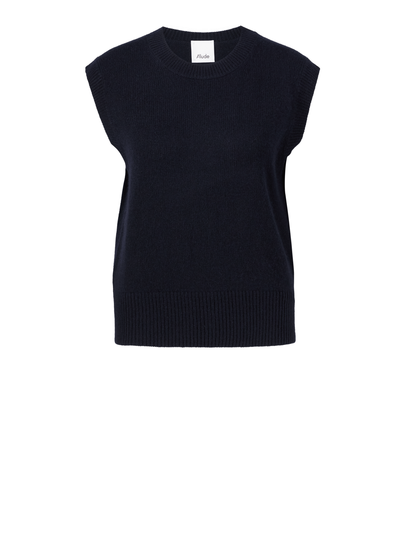 Cashmere-Pullunder Grau