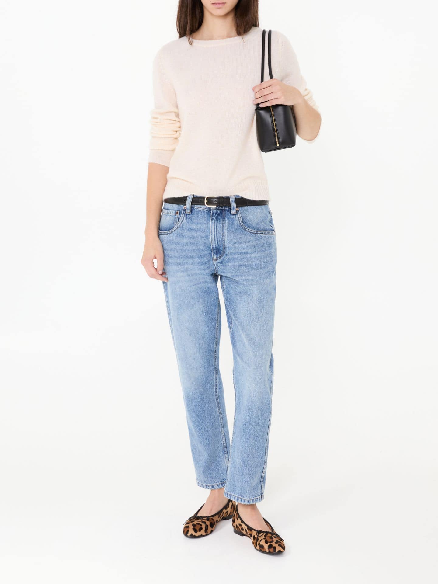 Cashmere-Pullover Hellblau