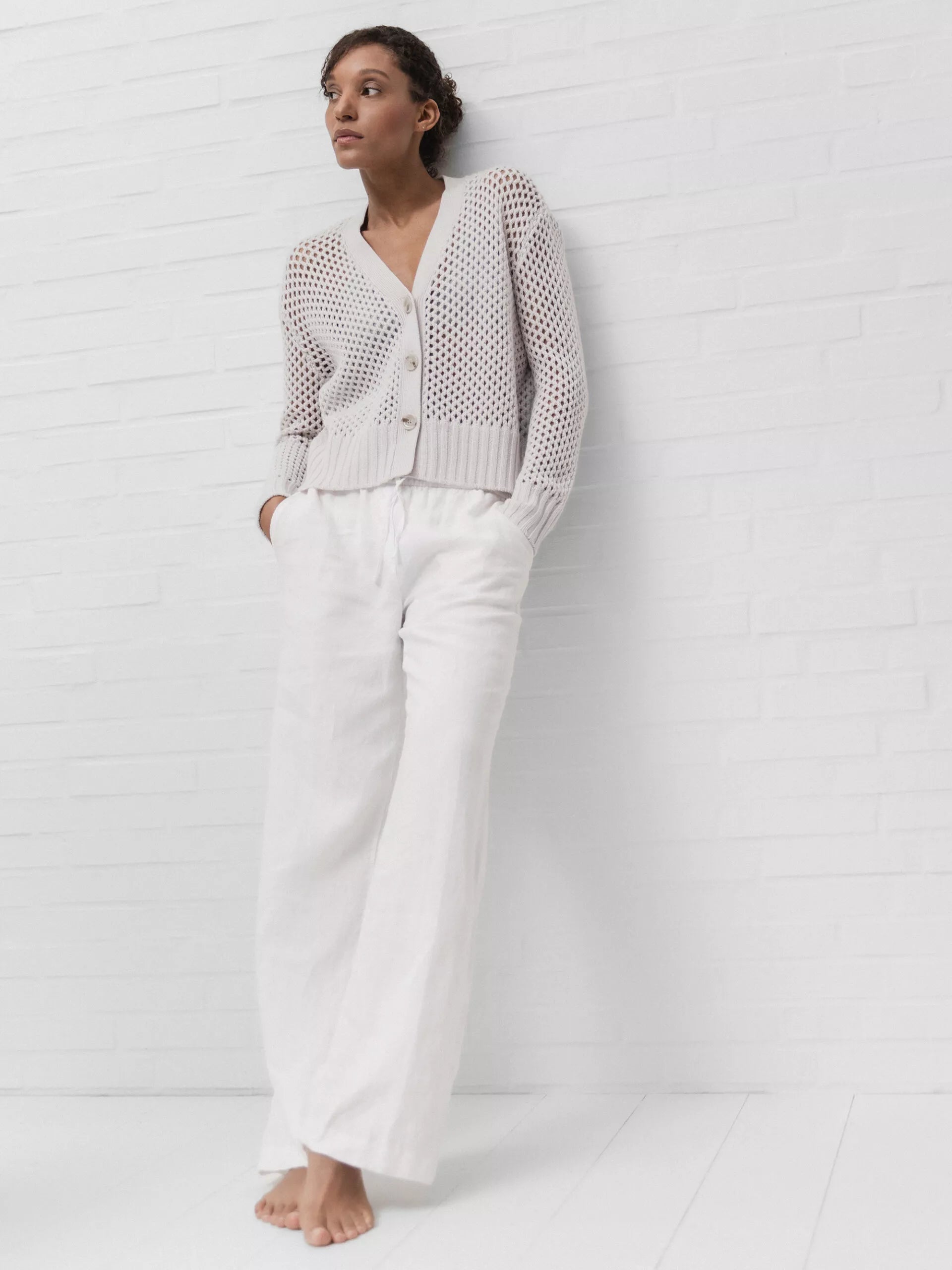 ALLUDE Strickjacke mit Lochstrickvon ALLUDE Damen (80 STEIN)