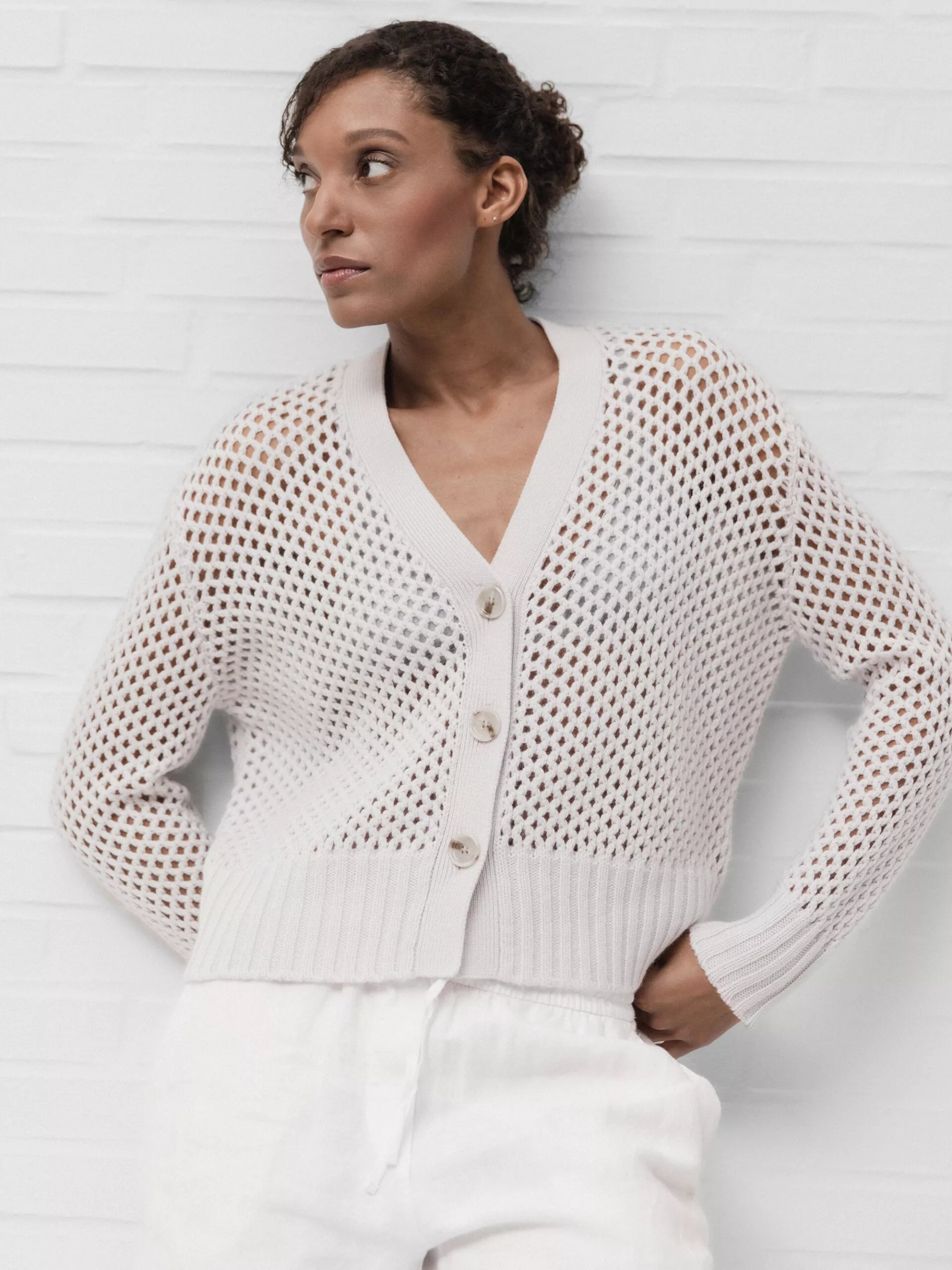 ALLUDE Strickjacke mit Lochstrickvon ALLUDE Damen (80 STEIN)