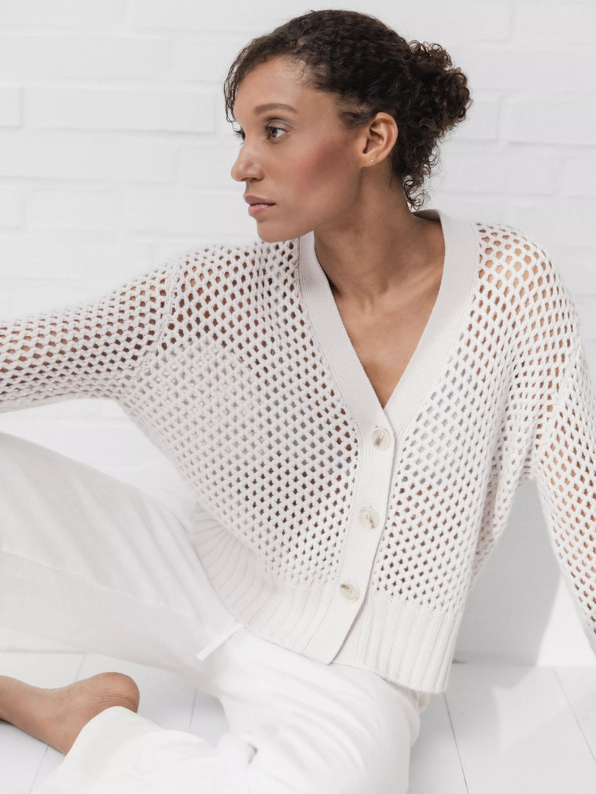 ALLUDE Strickjacke mit Lochstrickvon ALLUDE Damen (80 STEIN)