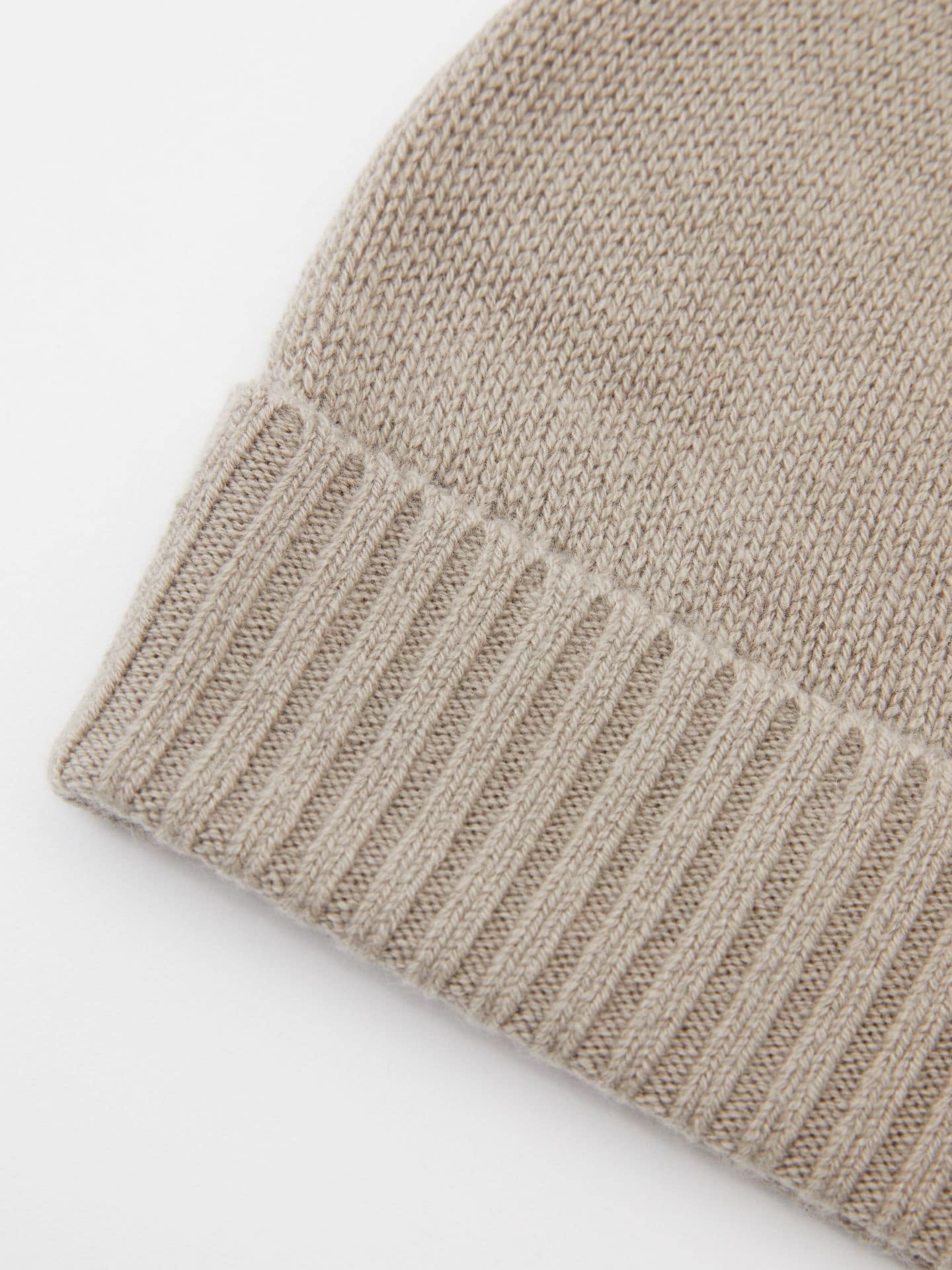 Cashmere-Mütze Grau