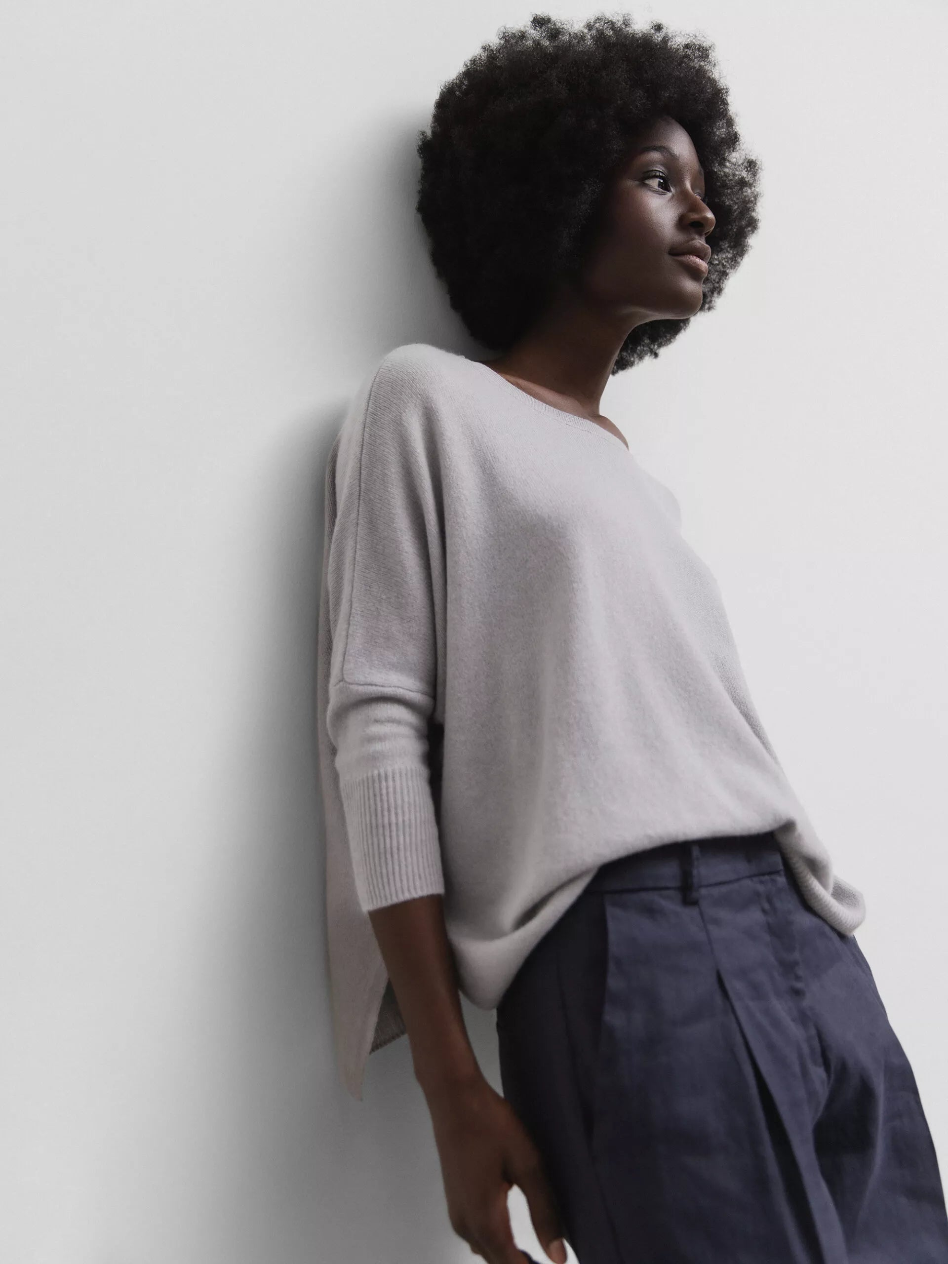 ALLUDE Leichter Pullover aus Cashmere Damen (82 ELEFANT)