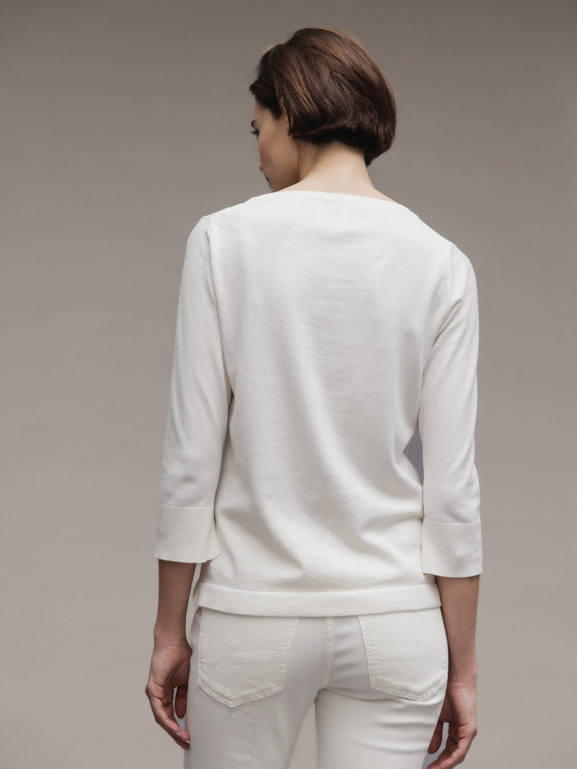 ALLUDE Feinstrickpullover Damen (40 OFF WHITE)