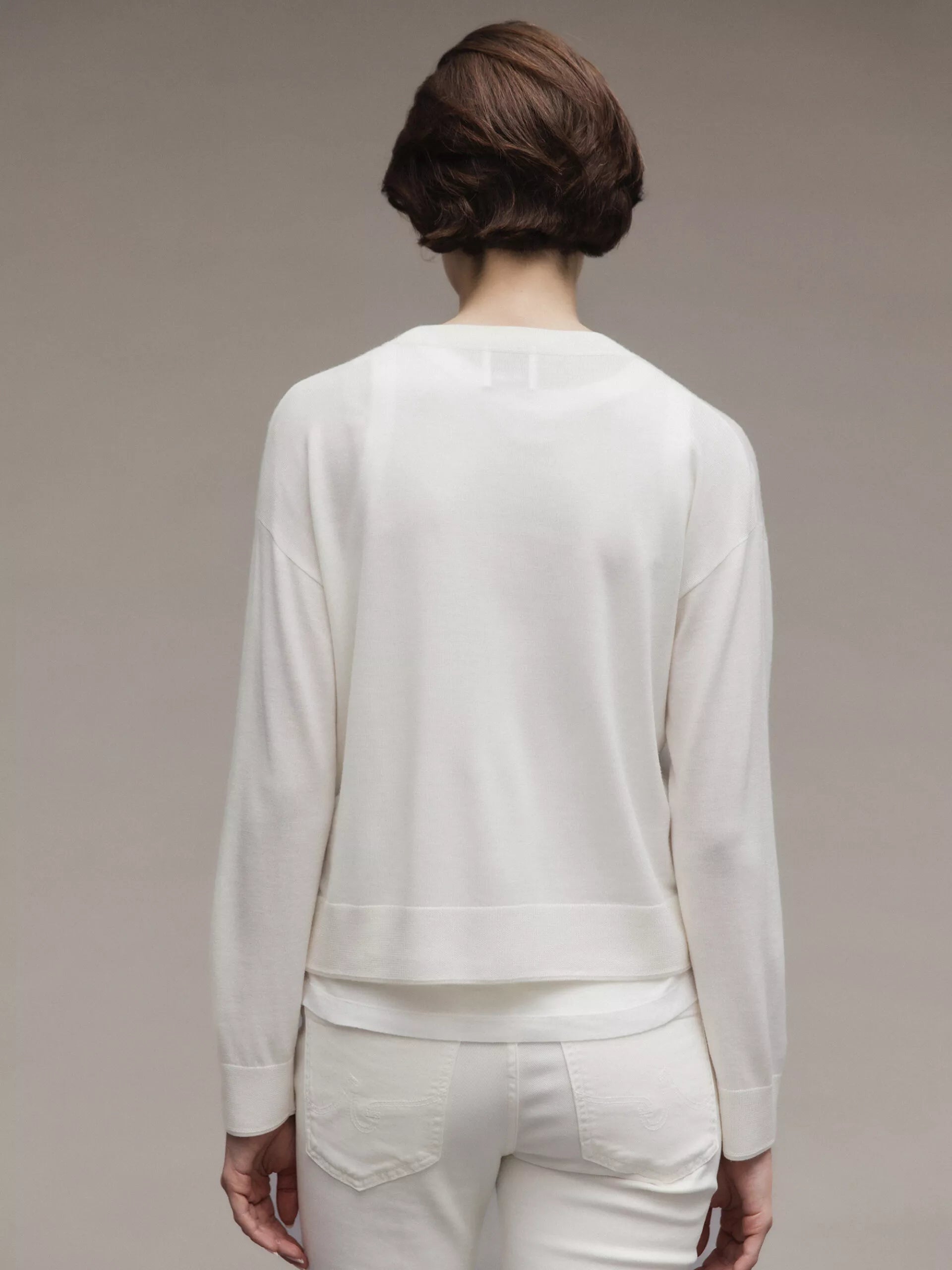 ALLUDE Strickjacke aus Schurwolle Damen (440 OFF WHITE)