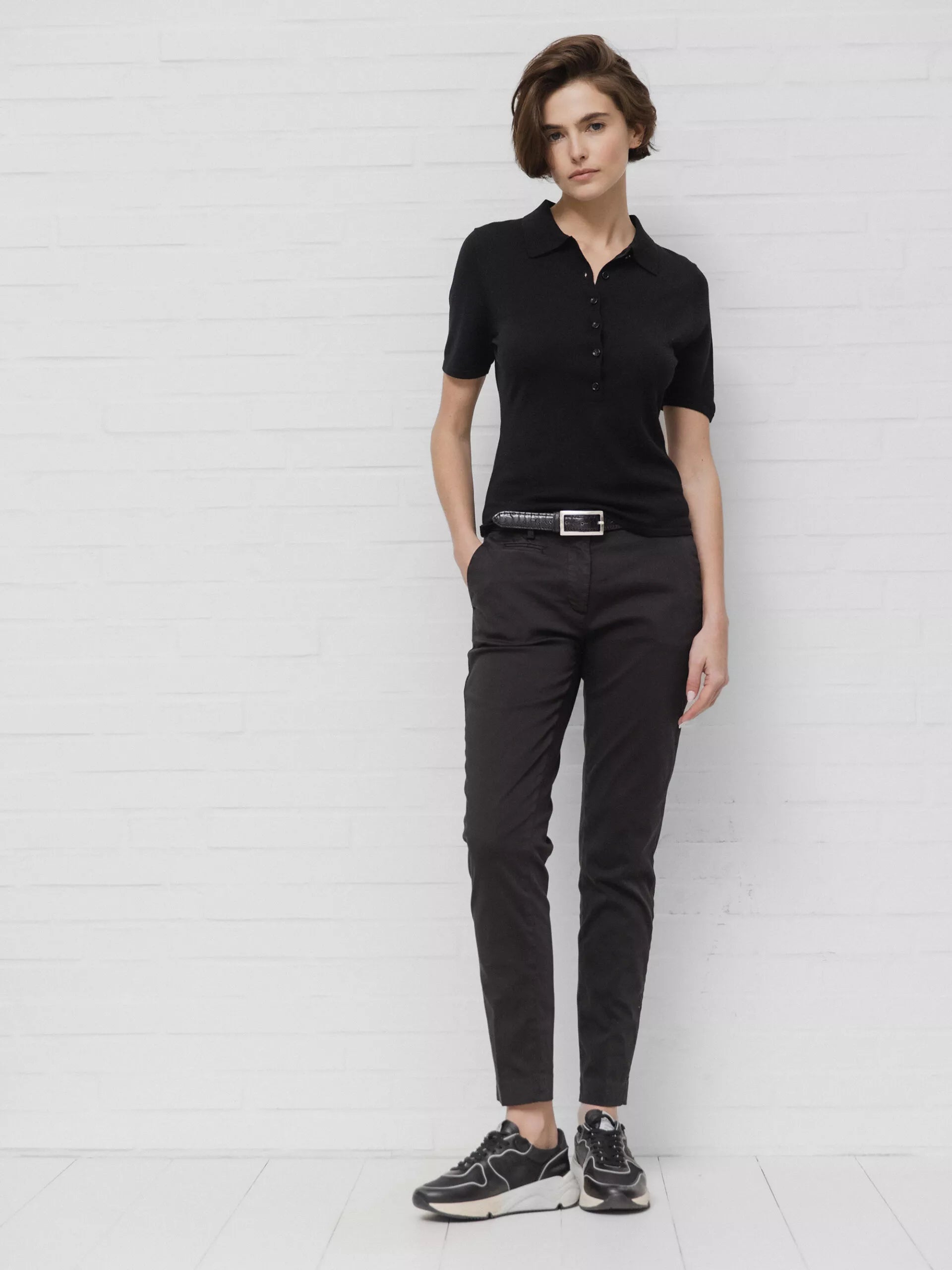 ALLUDE Pullover aus Schurwolle Damen (490 SCHWARZ)