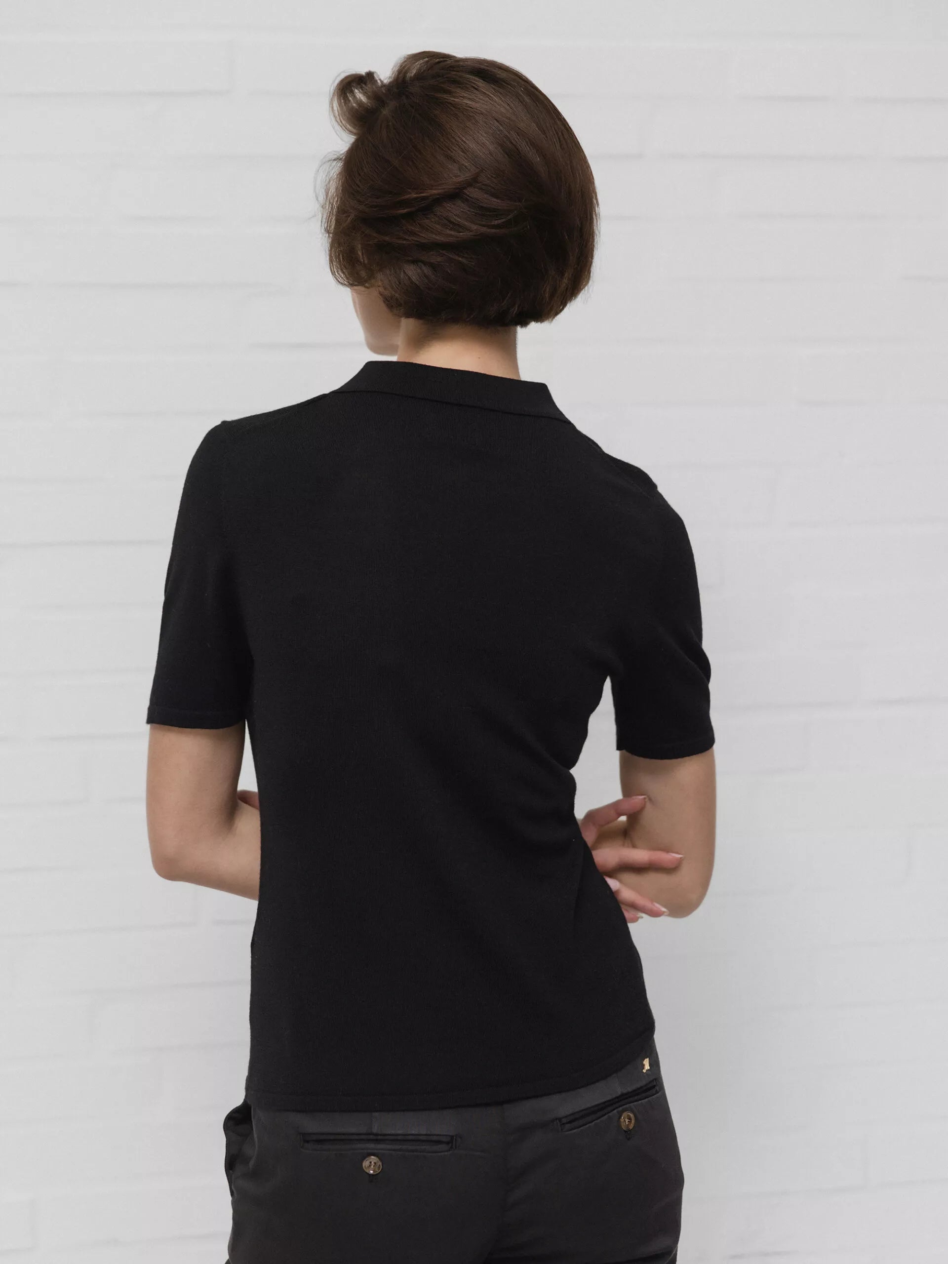 ALLUDE Pullover aus Schurwolle Damen (490 SCHWARZ)