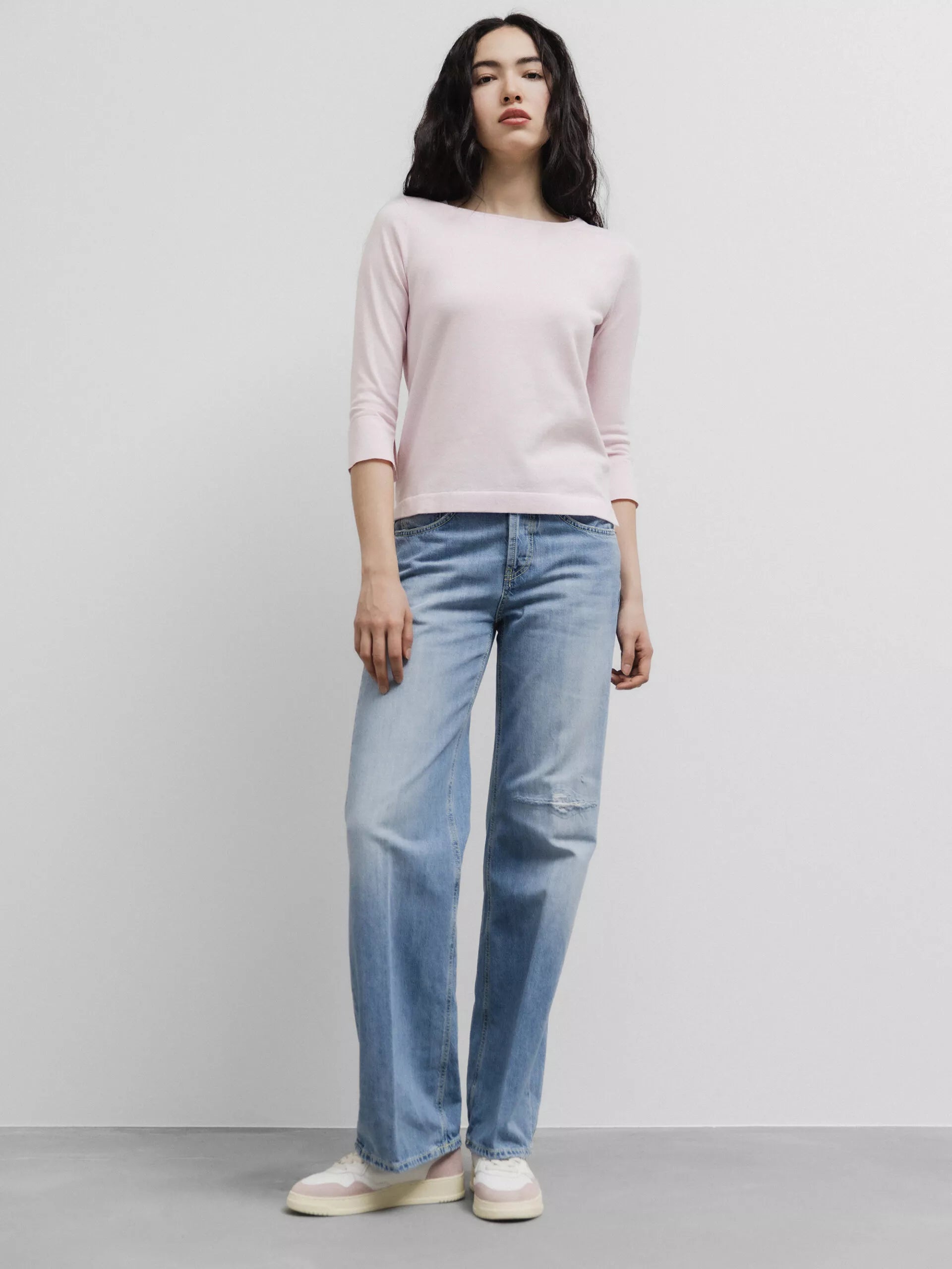 ALLUDE Feinstrickpullover Damen (60 POWDER)