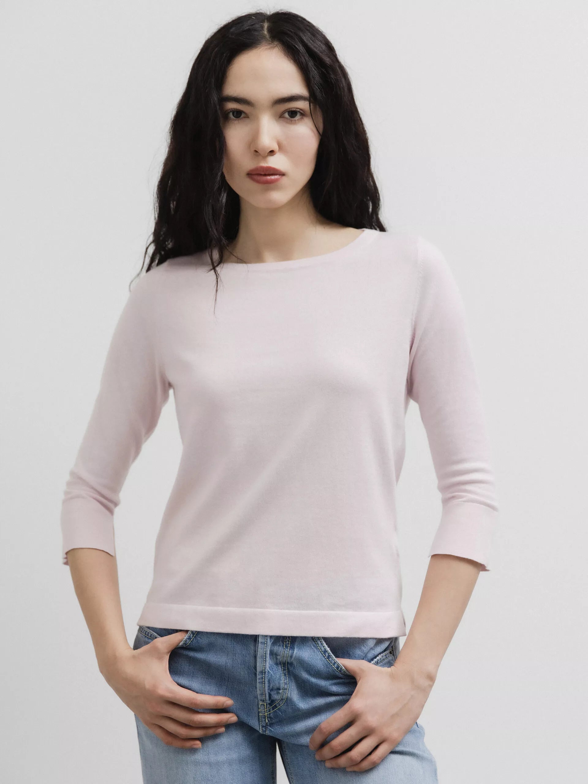 ALLUDE Feinstrickpullover Damen (60 POWDER)
