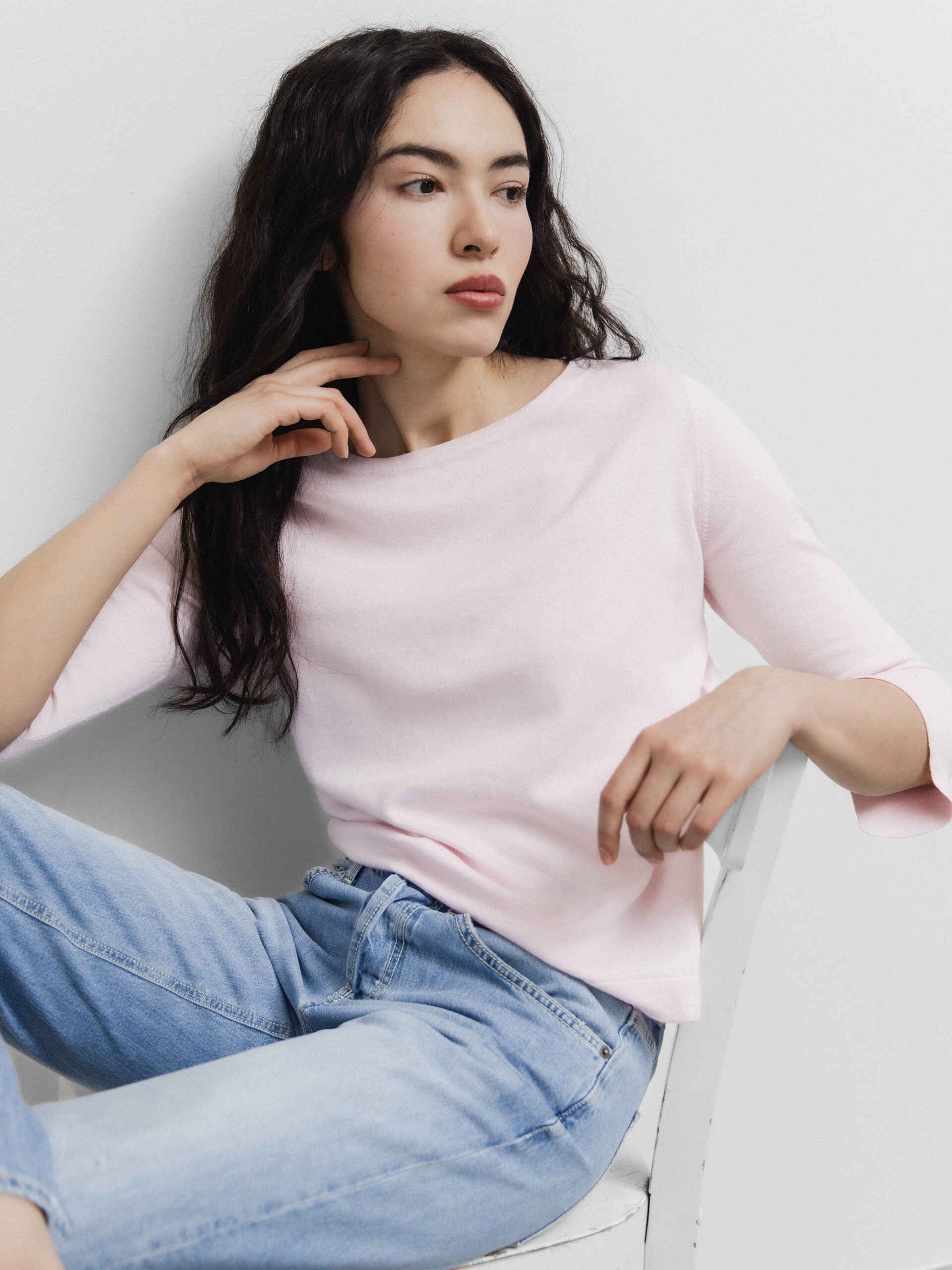 ALLUDE Feinstrickpullover Damen (60 ROSE)