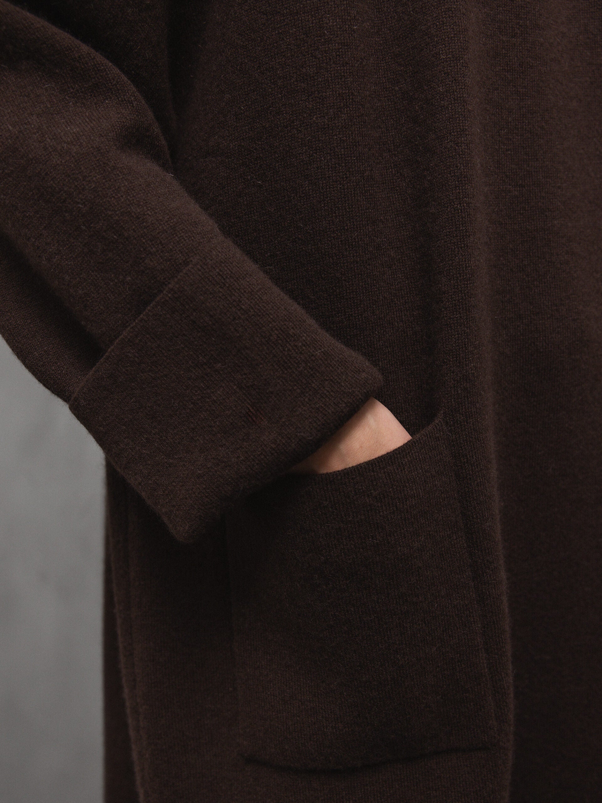 ALLUDE Mantel aus Schurwolle Damen (49 DK BRAUN)