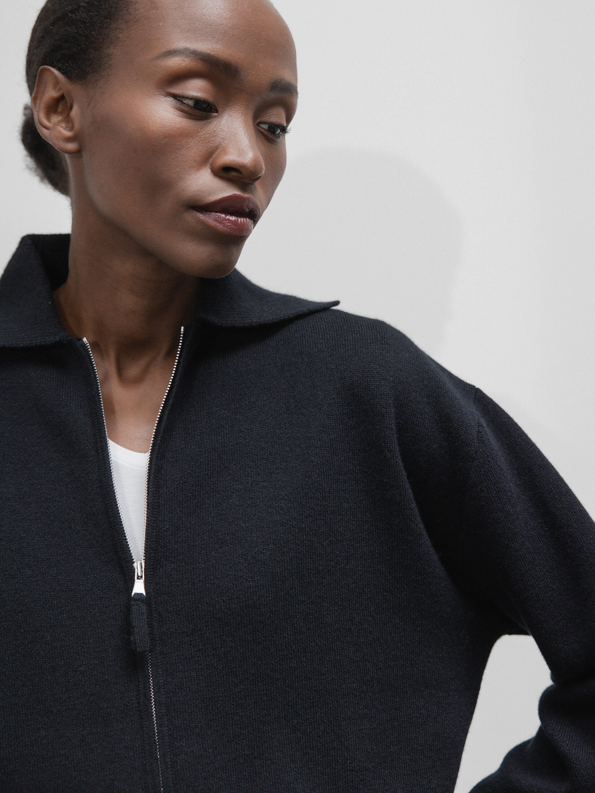 ALLUDE Strickjacke aus Schurwolle Damen (90 SCHWARZ)