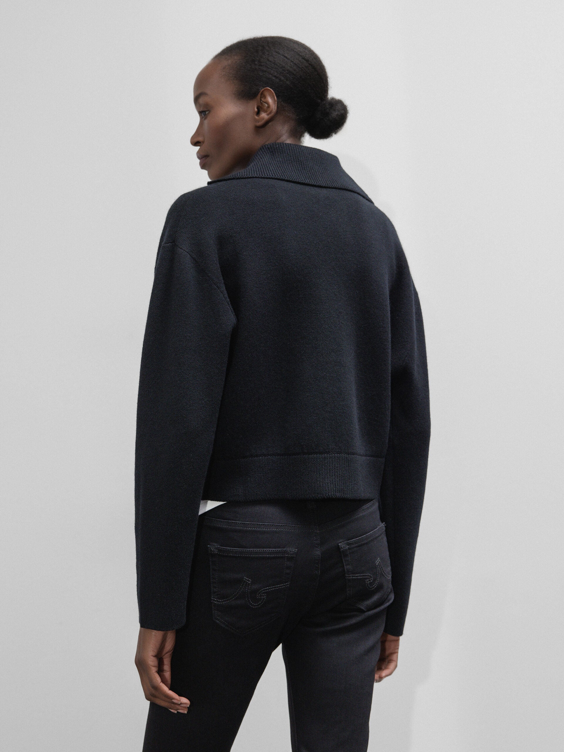 ALLUDE Strickjacke aus Schurwolle Damen (90 SCHWARZ)