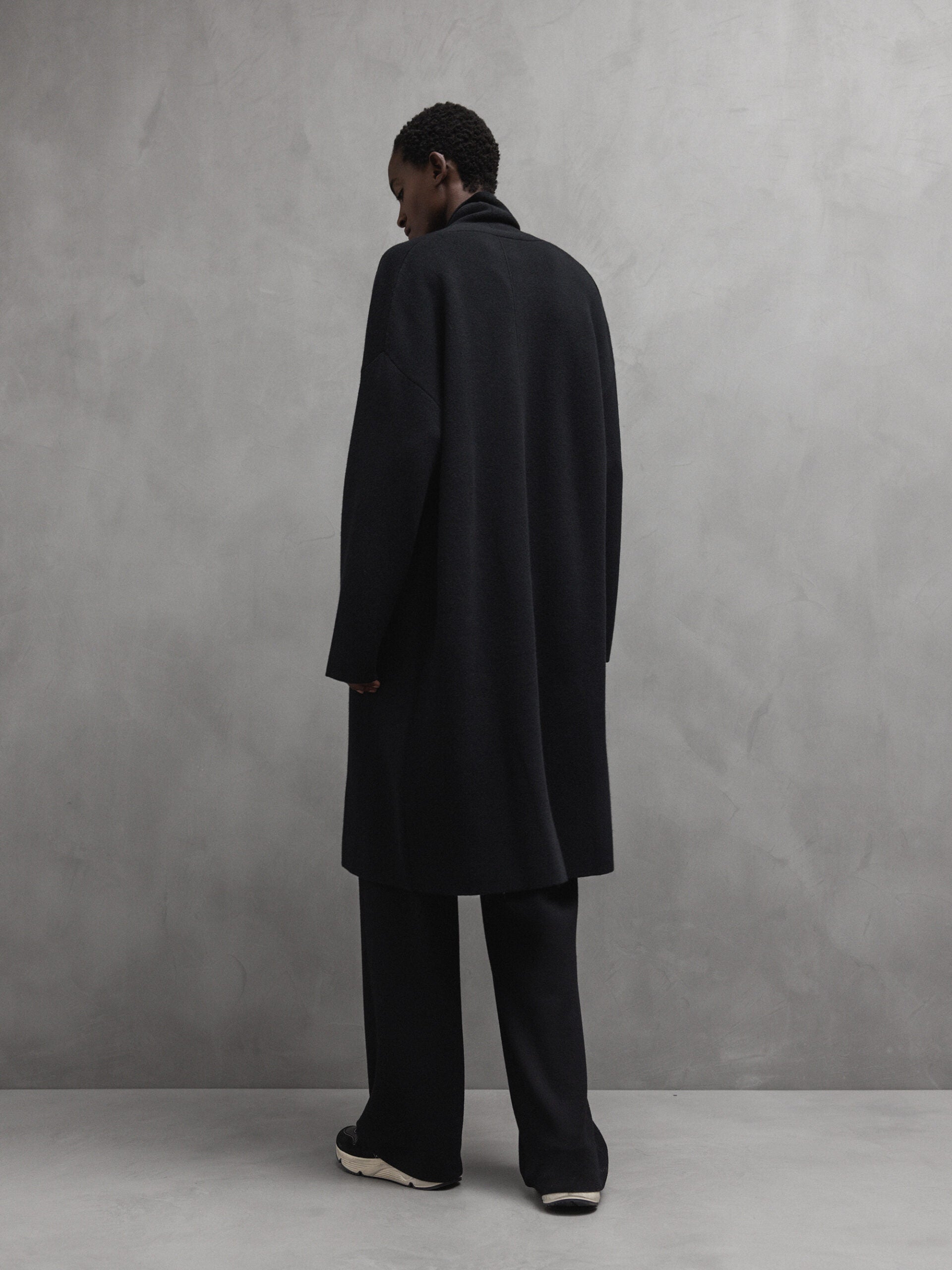 ALLUDE Mantel aus Schurwolle Damen (90 SCHWARZ)