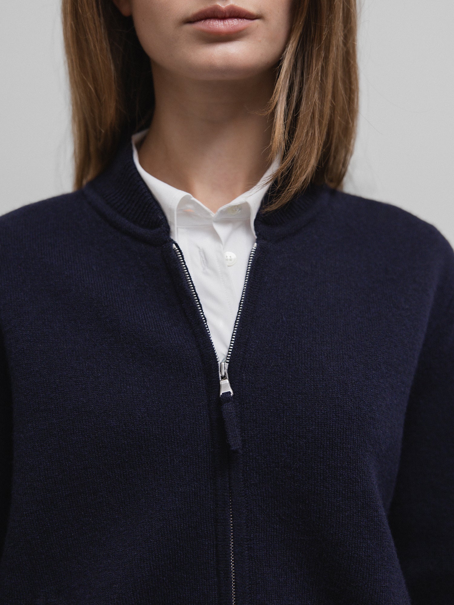 ALLUDE Strickjacke aus Schurwolle Damen (14 NAVY)