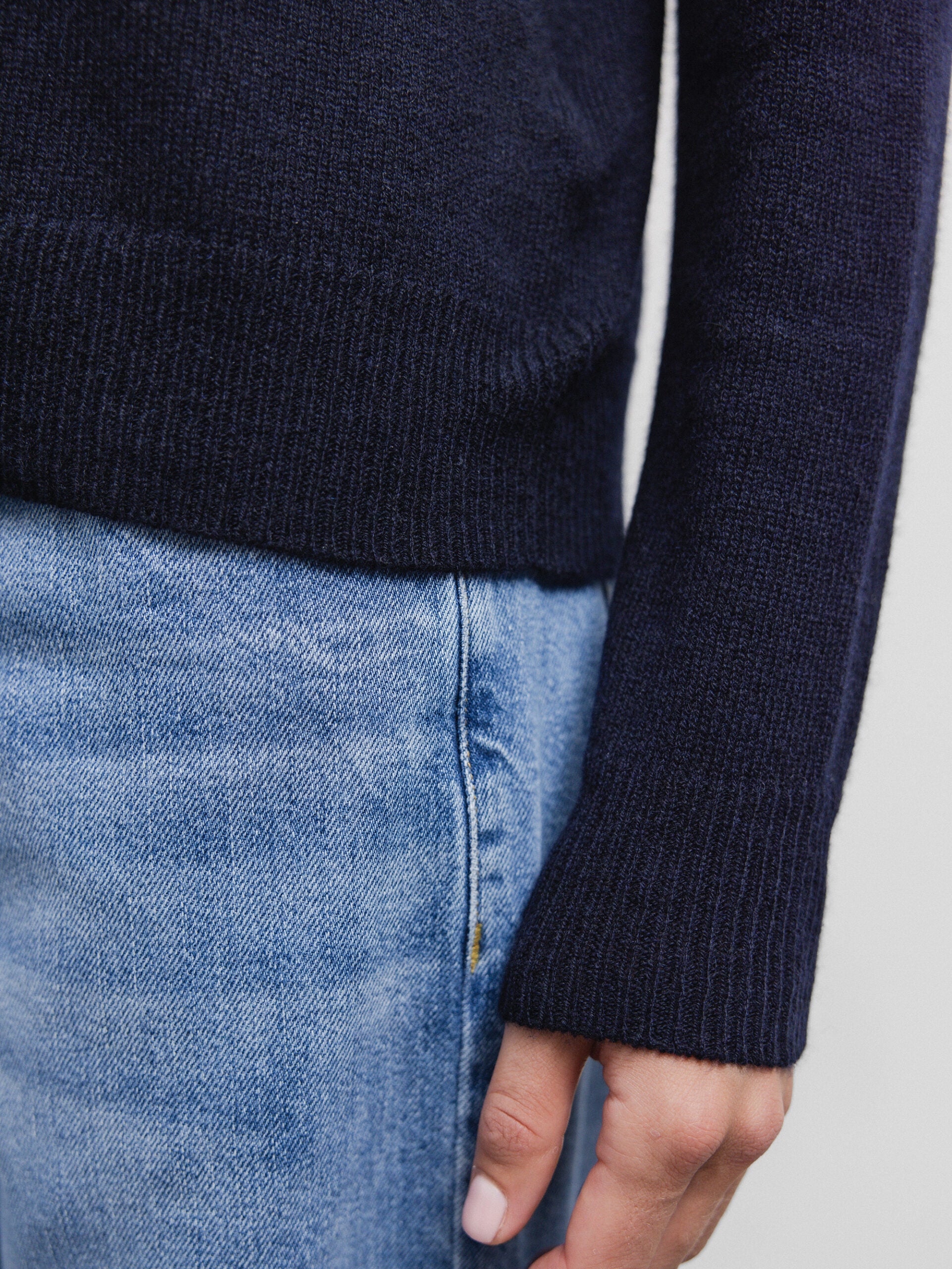 ALLUDE Pullover aus Cashmere Damen (14 NAVY)