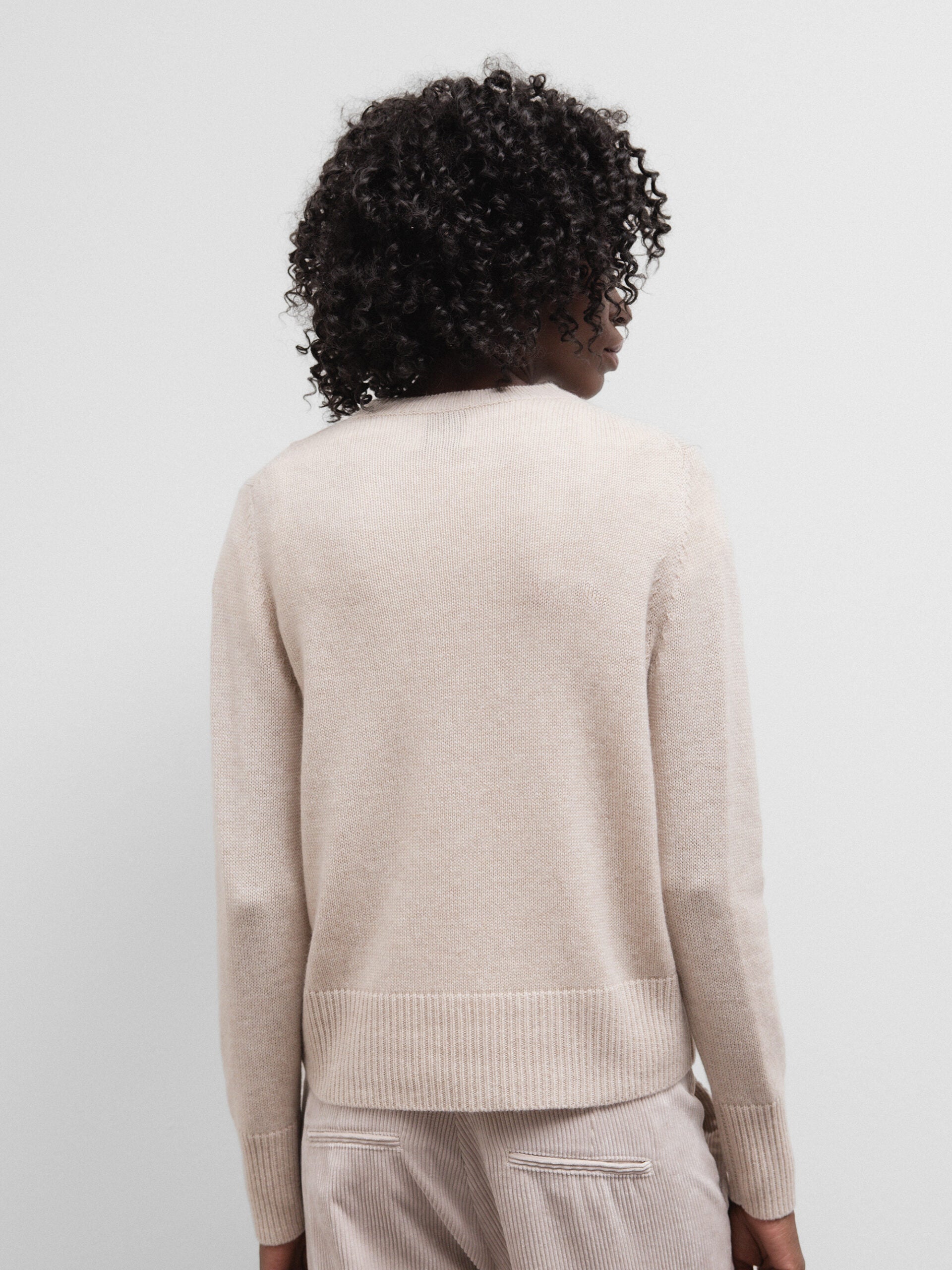 ALLUDE Pullover aus Cashmere Damen (48 BEIGE MEL)