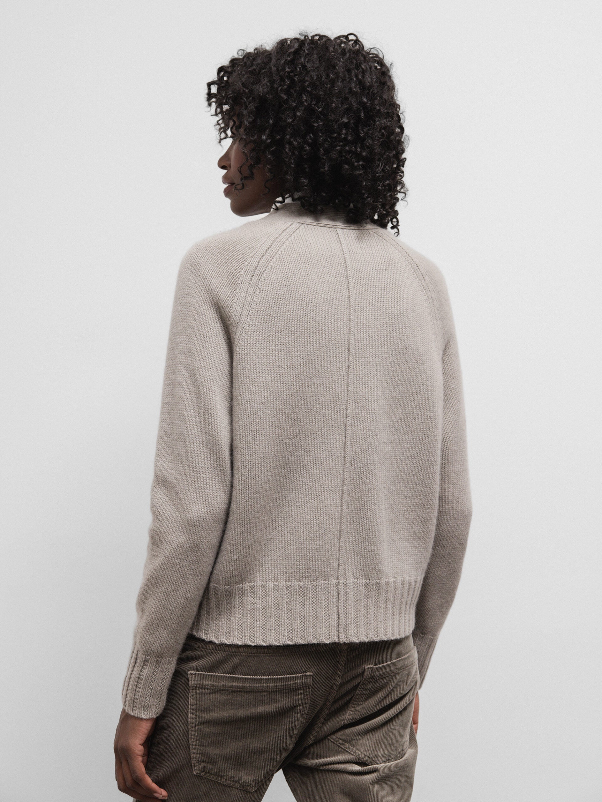 ALLUDE Strickjacke Damen (85 TAUPE)