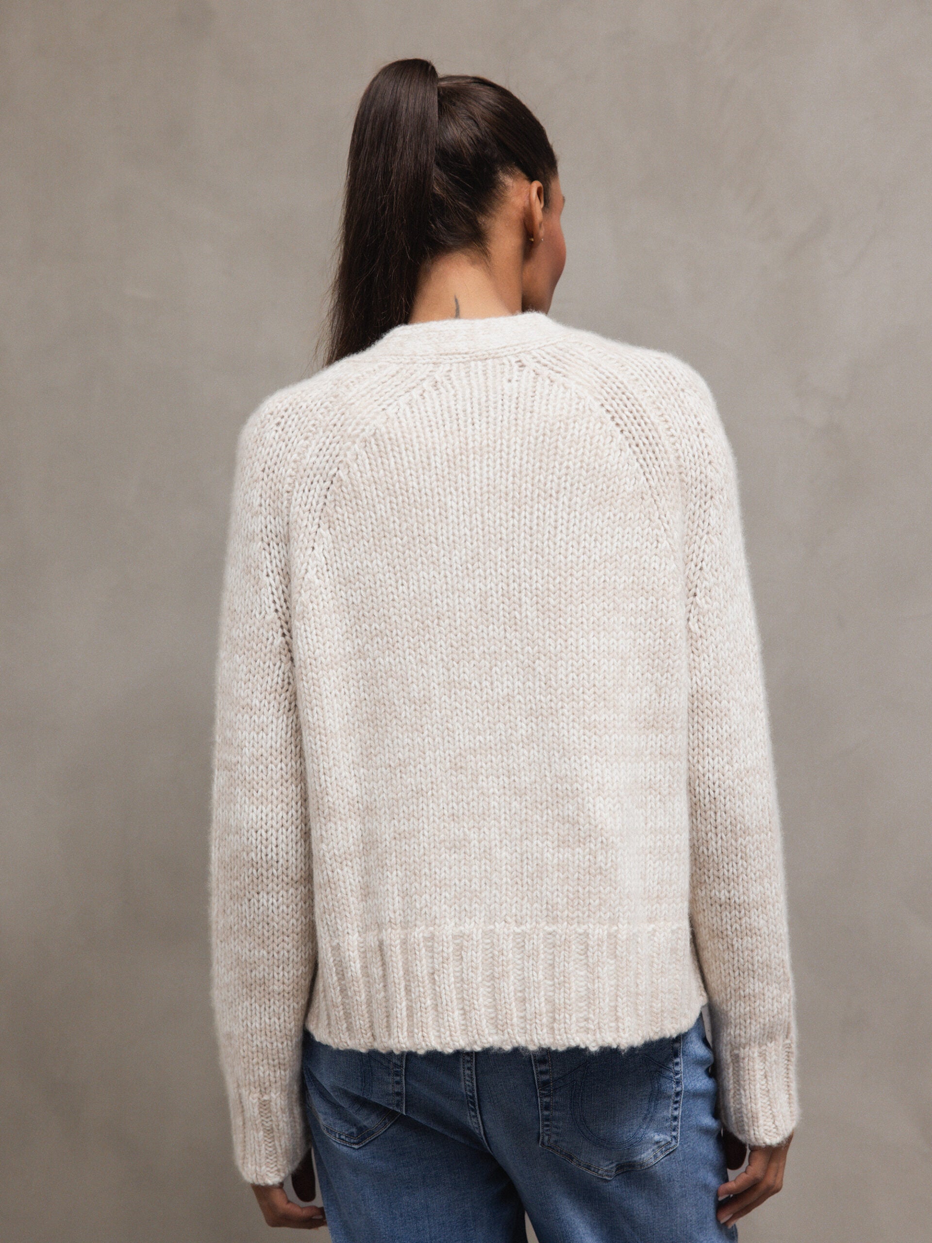 ALLUDE Strickjacke aus Cashmere Damen (48/40 BEIGE)