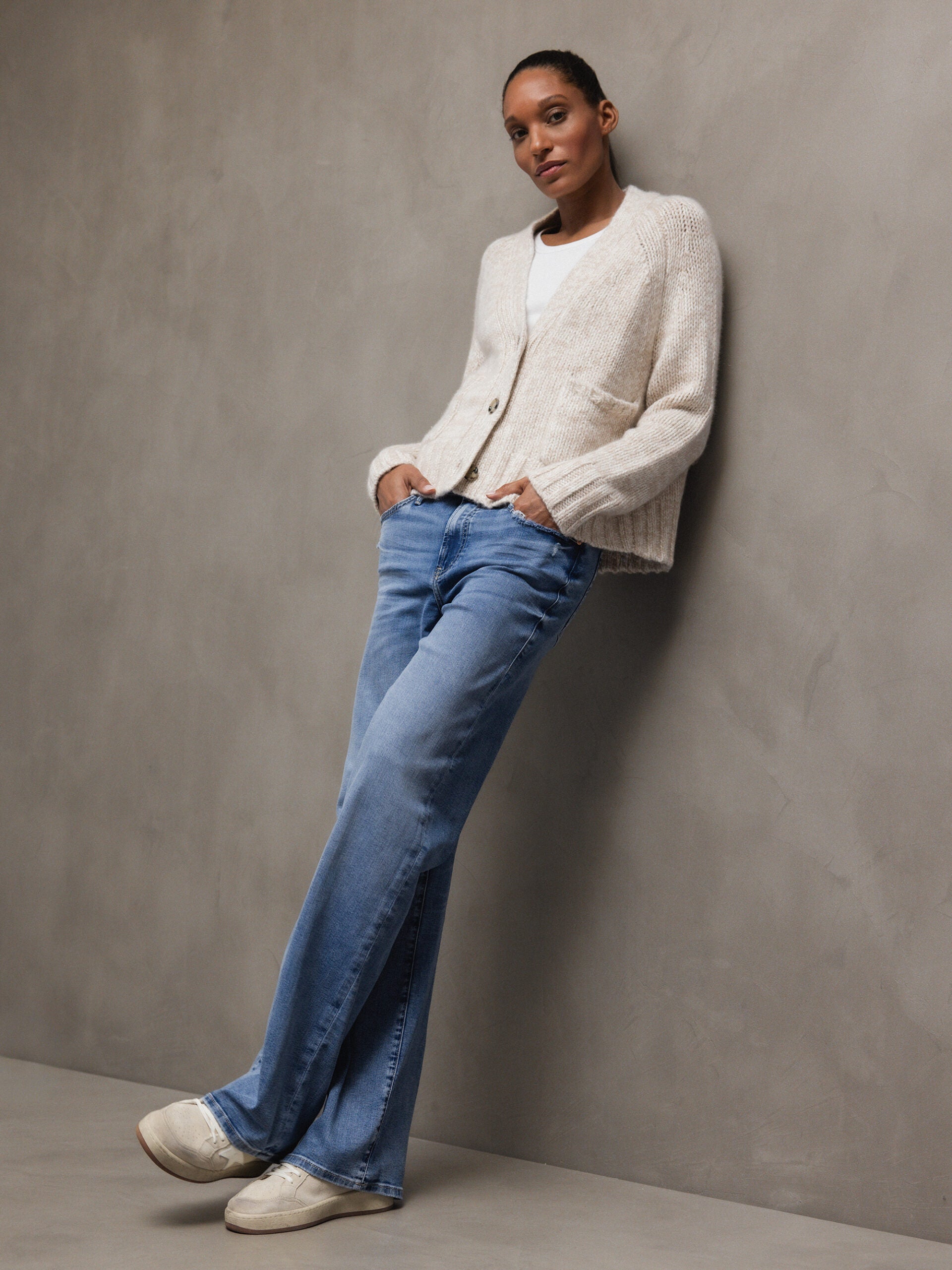 ALLUDE Strickjacke aus Cashmere Damen (48/40 BEIGE)