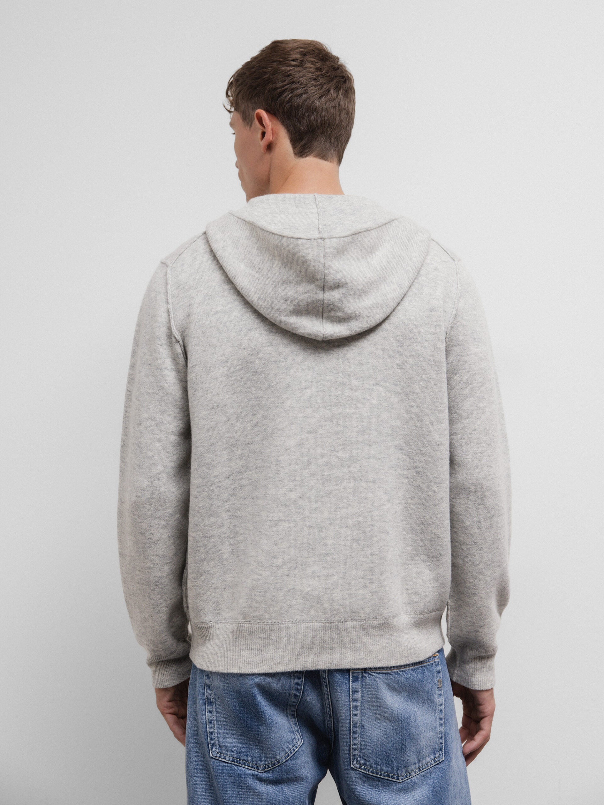 ALLUDE Strickjacke aus Cashmere Herren (81 GRAU MEL)