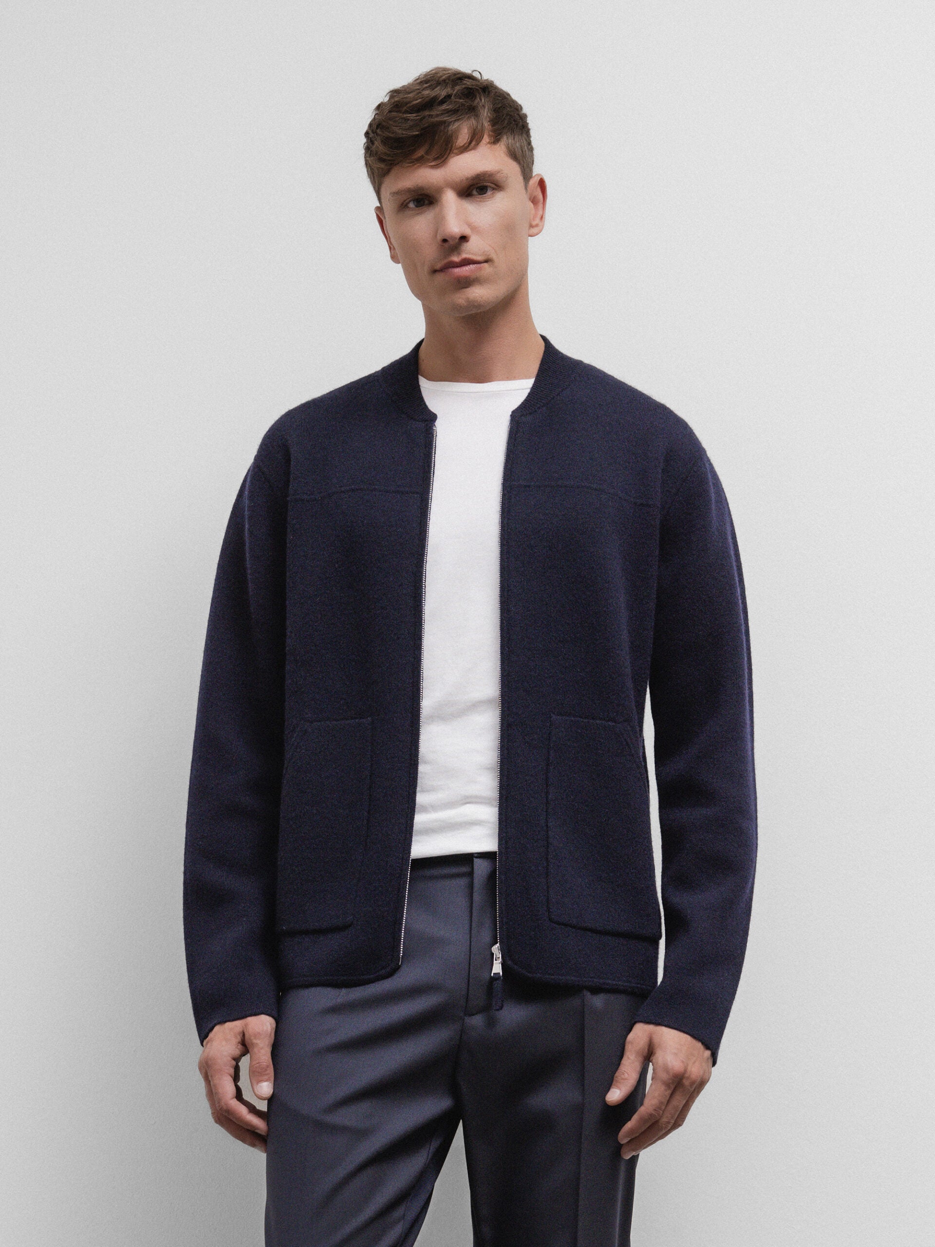 ALLUDE Strickjacke aus Schurwolle Herren (14 NAVY)