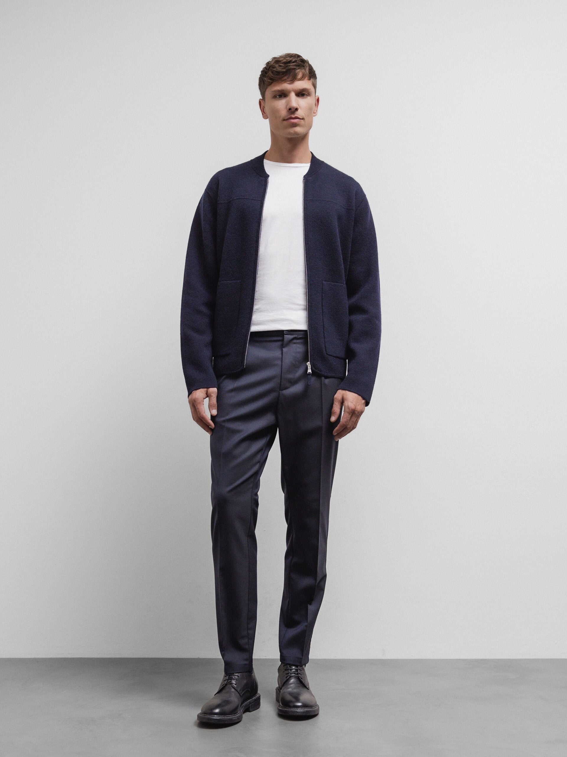 ALLUDE Strickjacke aus Schurwolle Herren (14 NAVY)